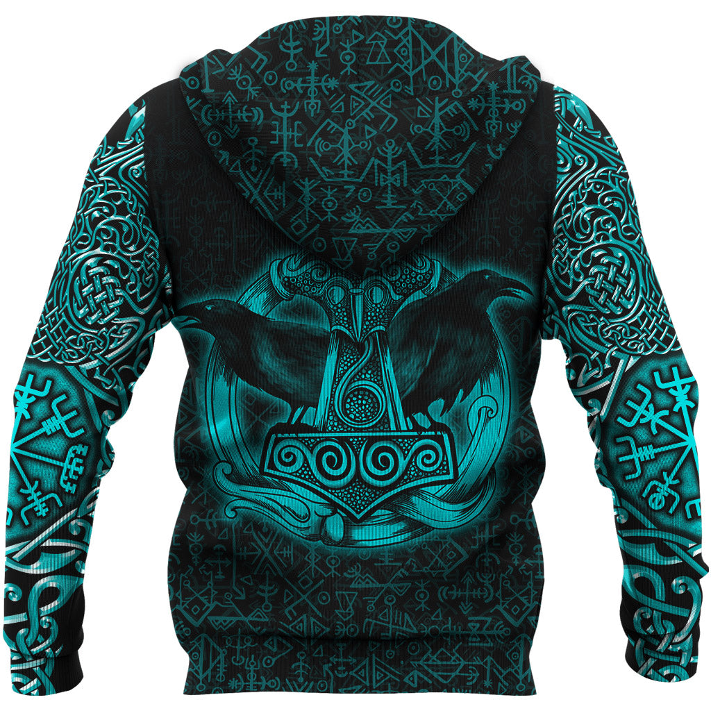 Raven Mjolnir Yggdrasil Cyan