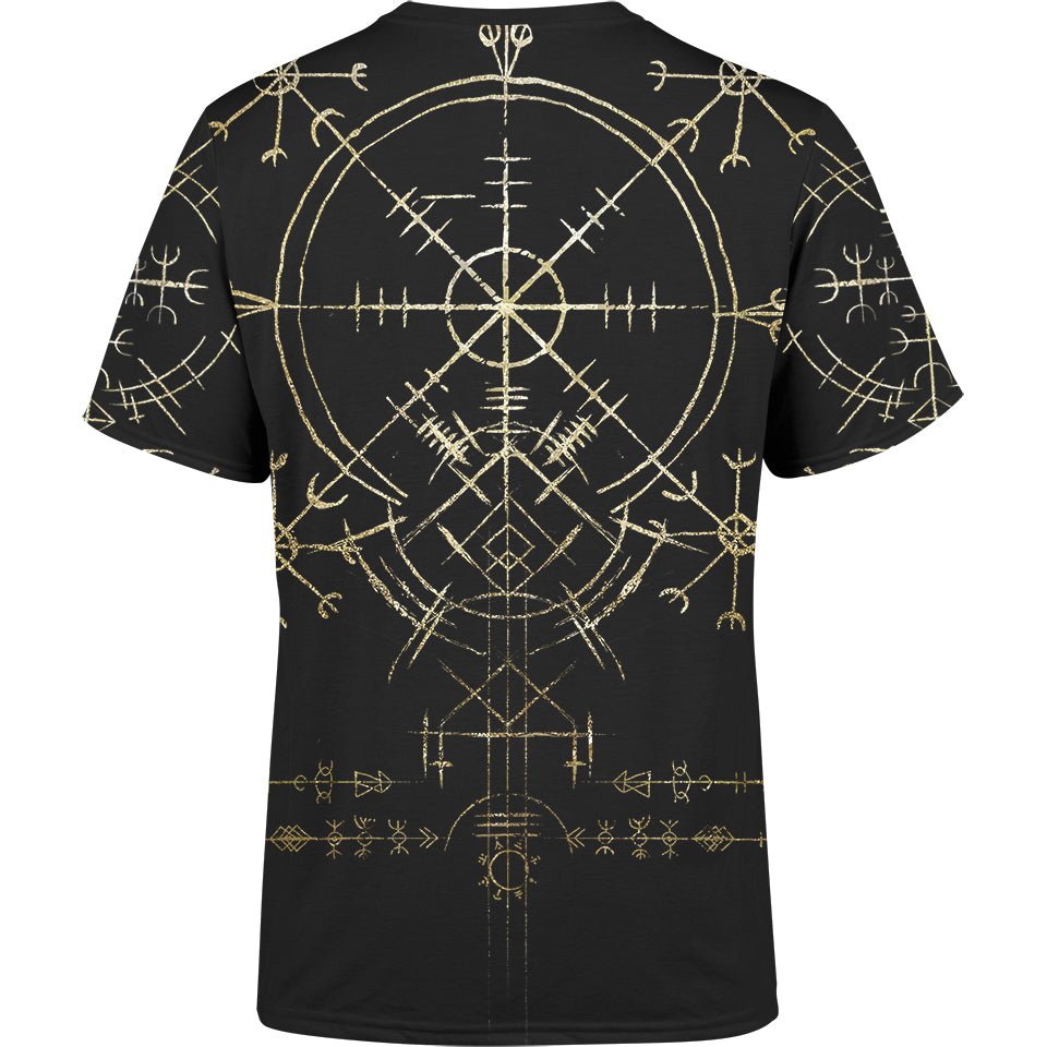 The Stave Shirt - Gold All Over Printed T-shirt