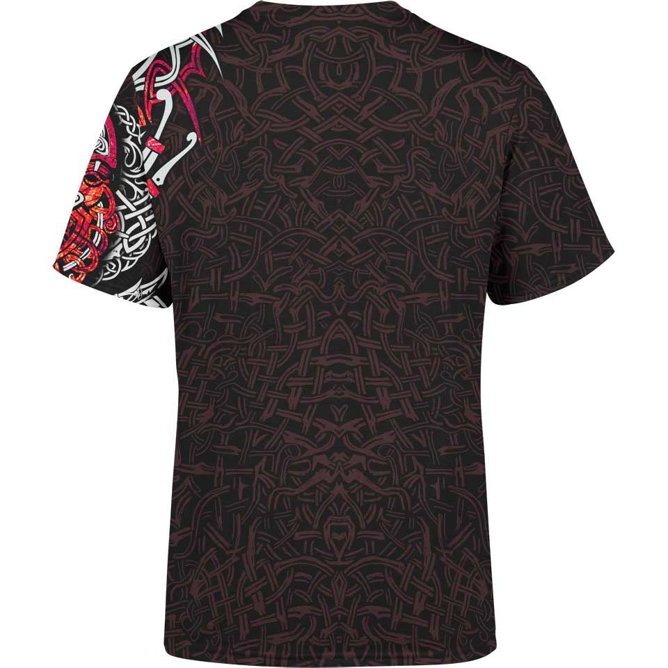 Fenrir Shirt - Crimson Edition All Over Printed T-shirt