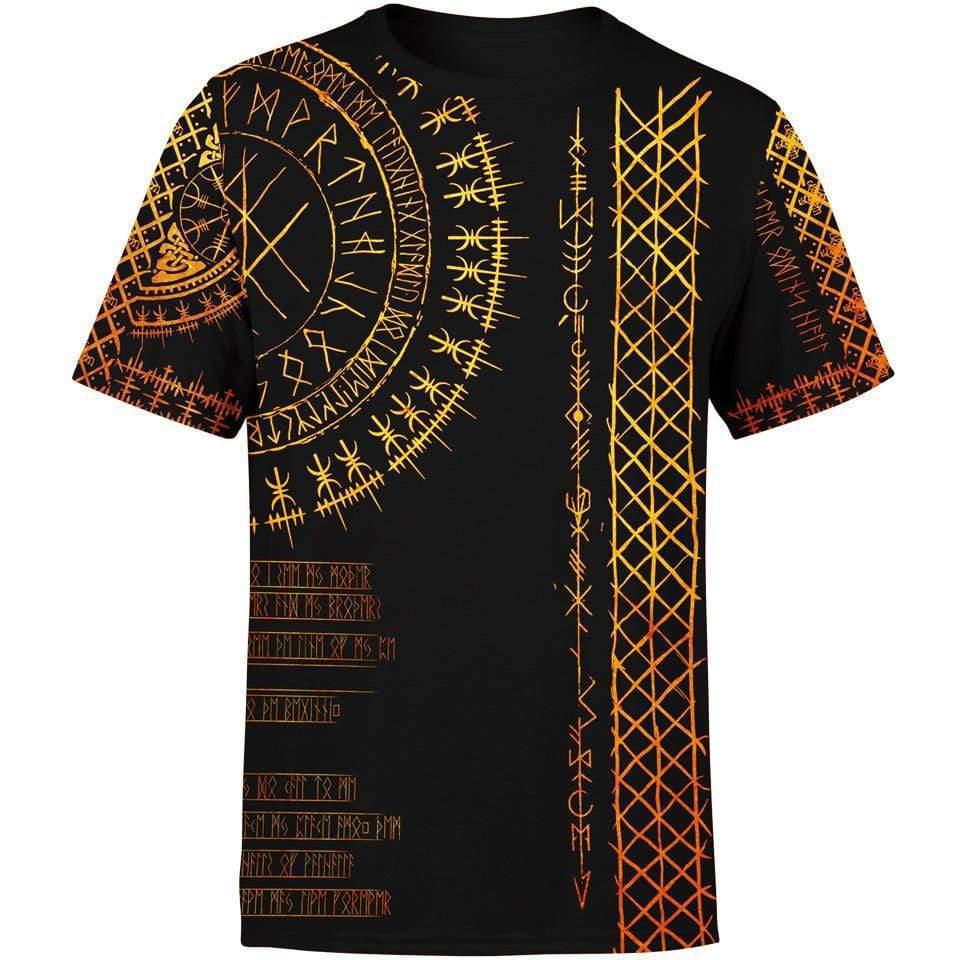 Viking Runes Shirt All Over Printed T-shirt