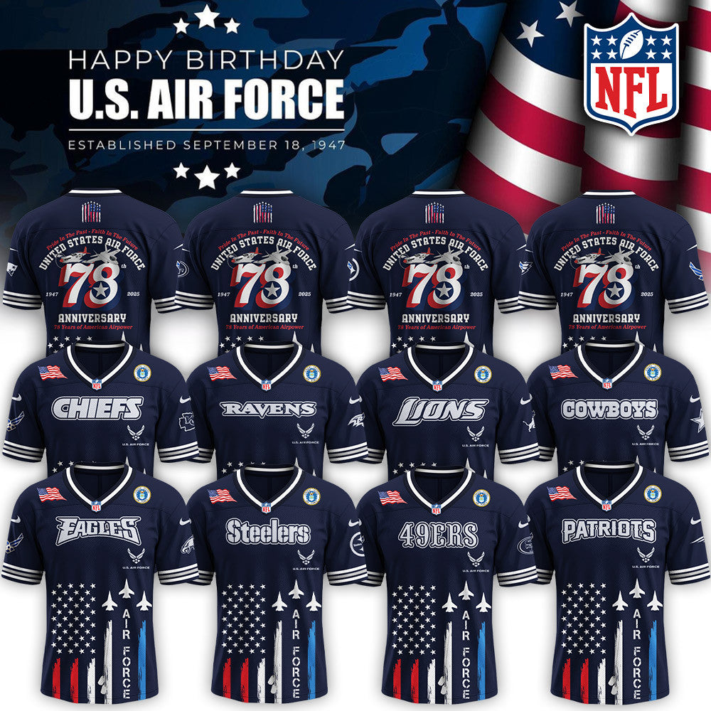Football x U.S. Air Force Birthday Jersey Limited Edition