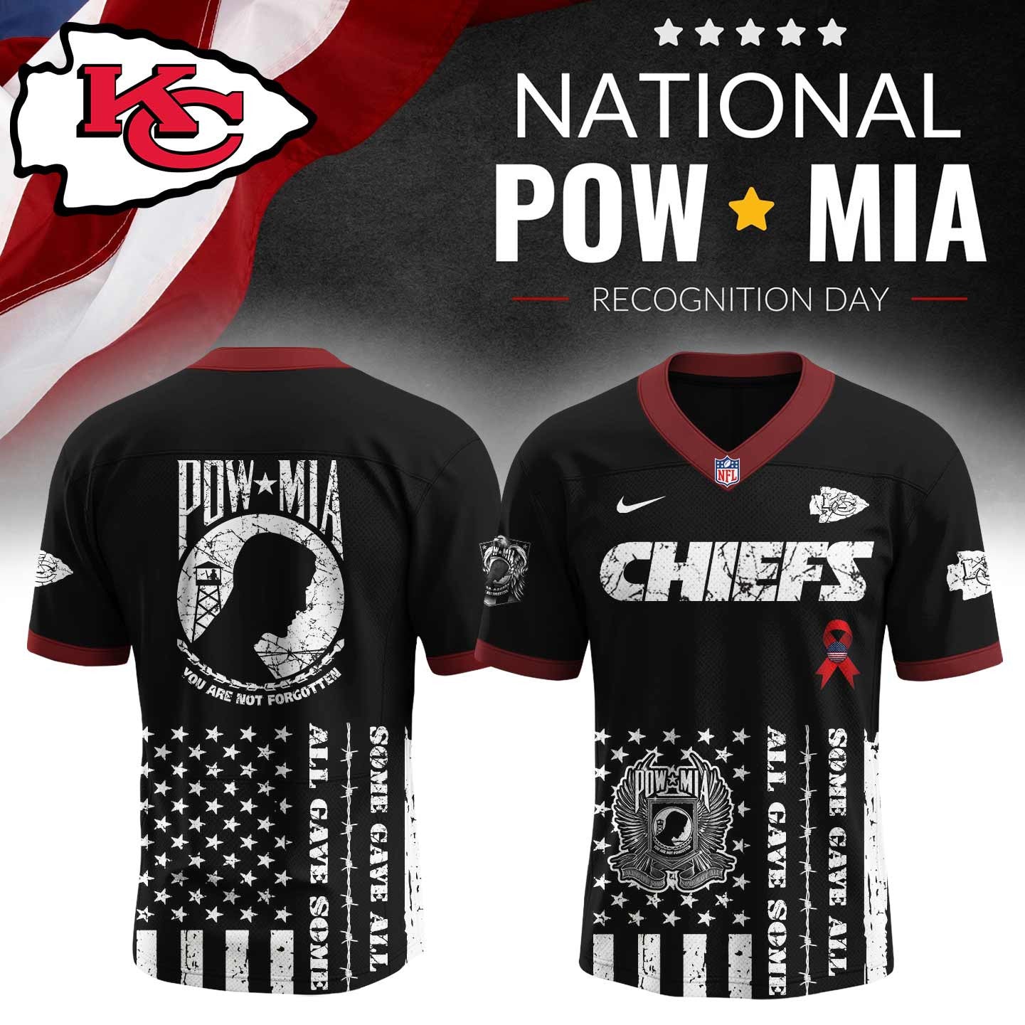 FOOTBALL x NATIONAL POW MIA Recognition Day 2025 Jersey Limited
