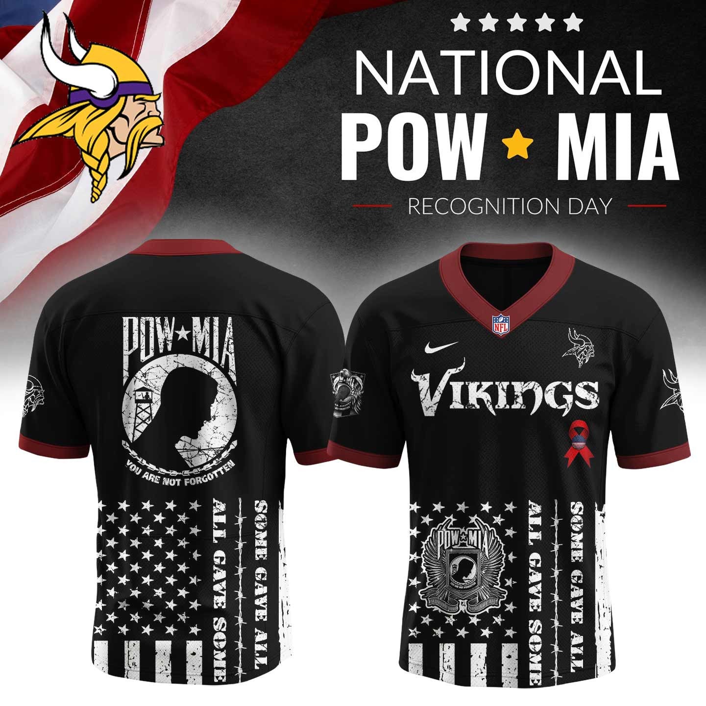 FOOTBALL x NATIONAL POW MIA Recognition Day 2025 Jersey Limited