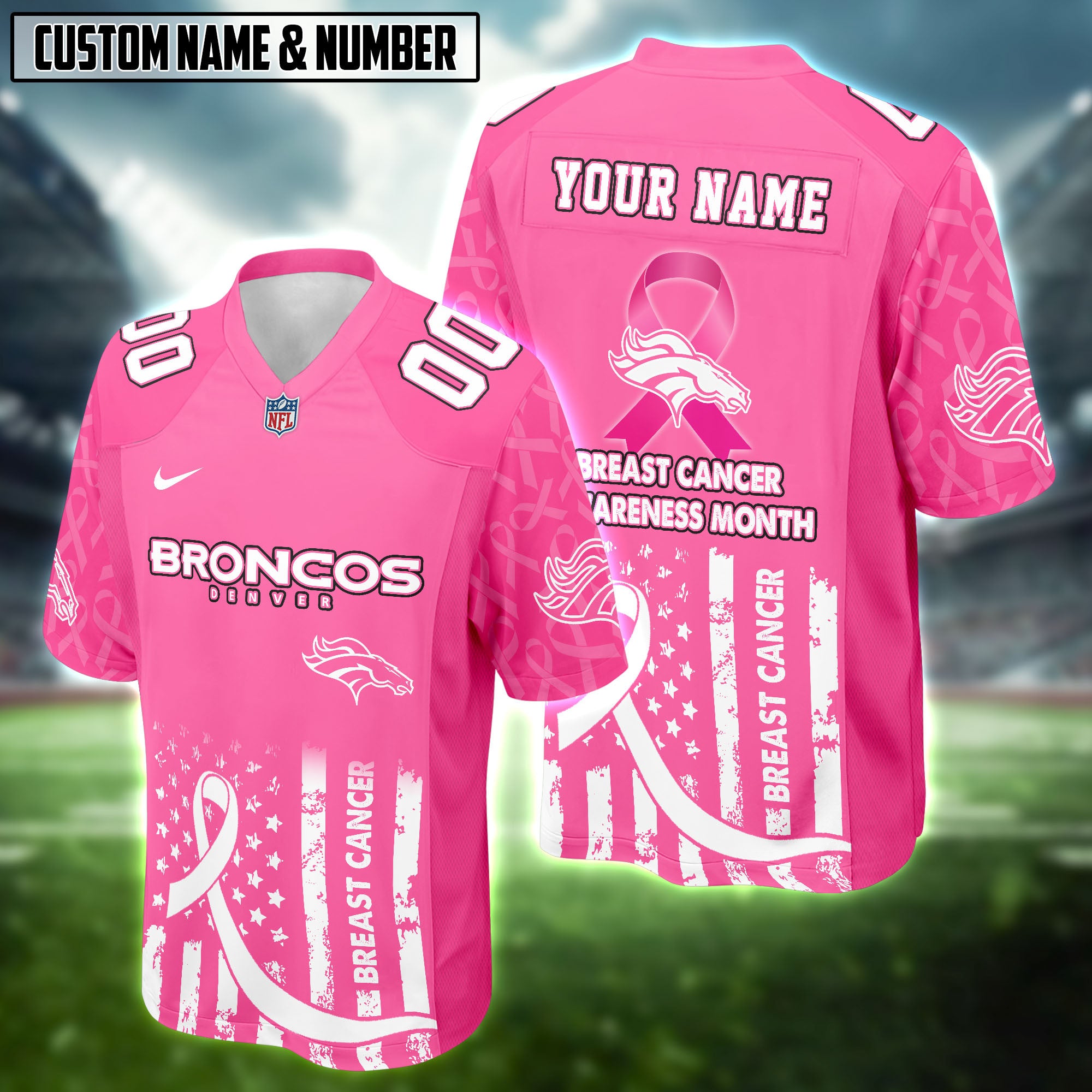 NFL Breast Cancer Awareness Football Jersey Editions Limited 2025