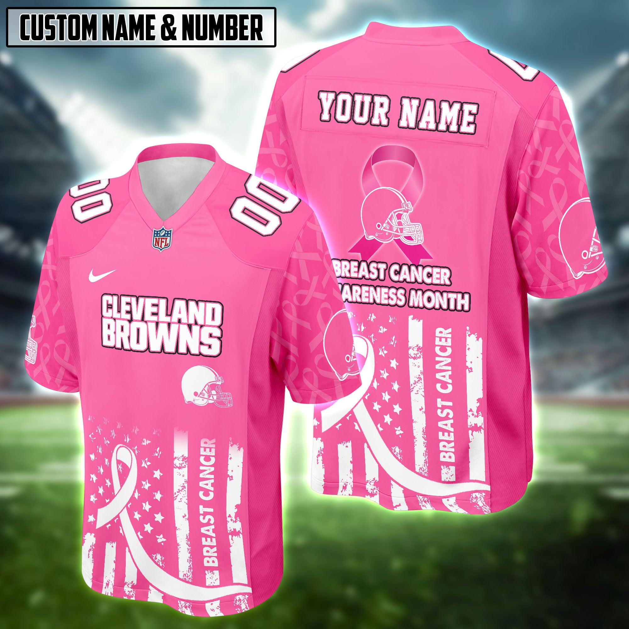 NFL Breast Cancer Awareness Football Jersey Editions Limited 2025
