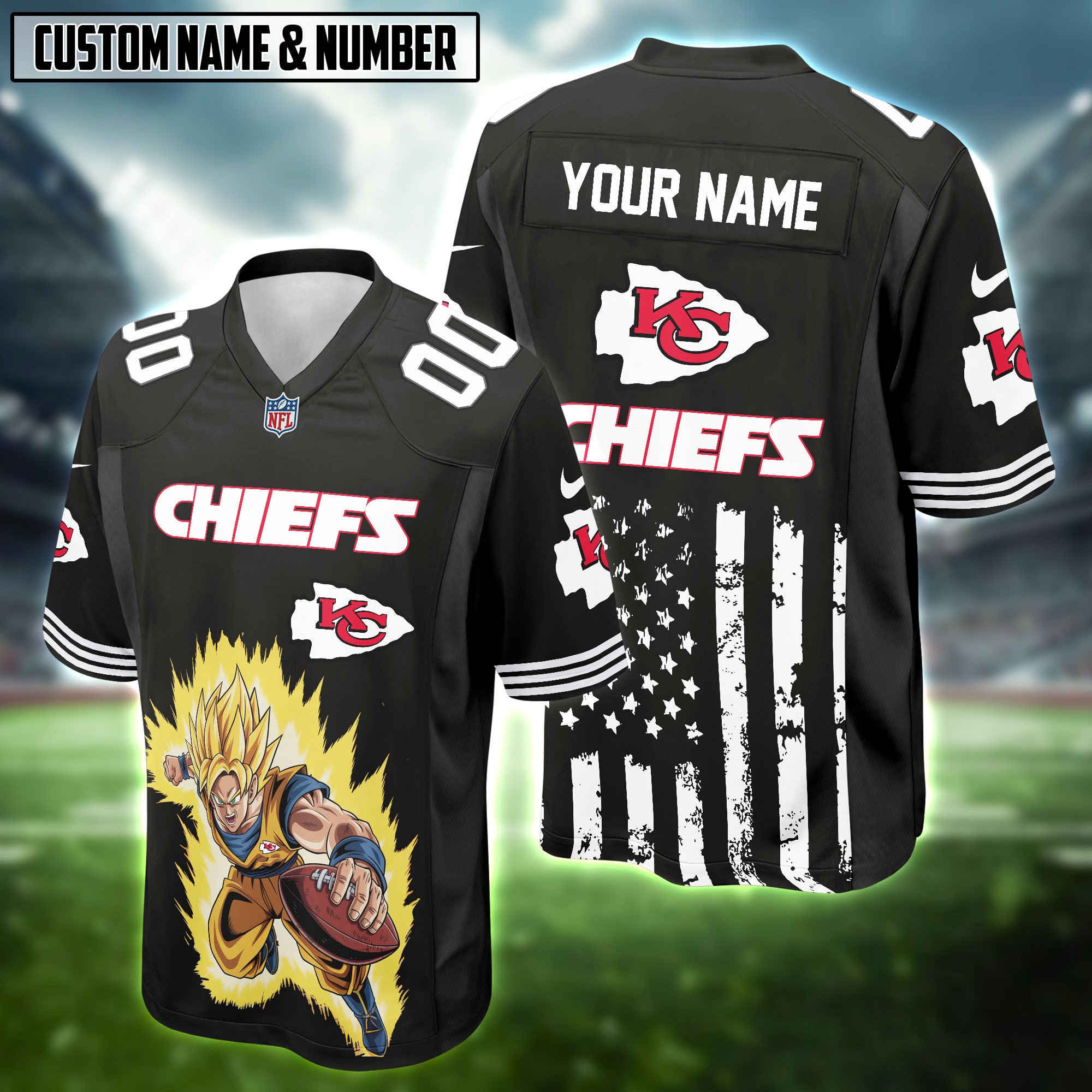 NFL x Goku DBZ Football Jersey Editions Limited 2025
