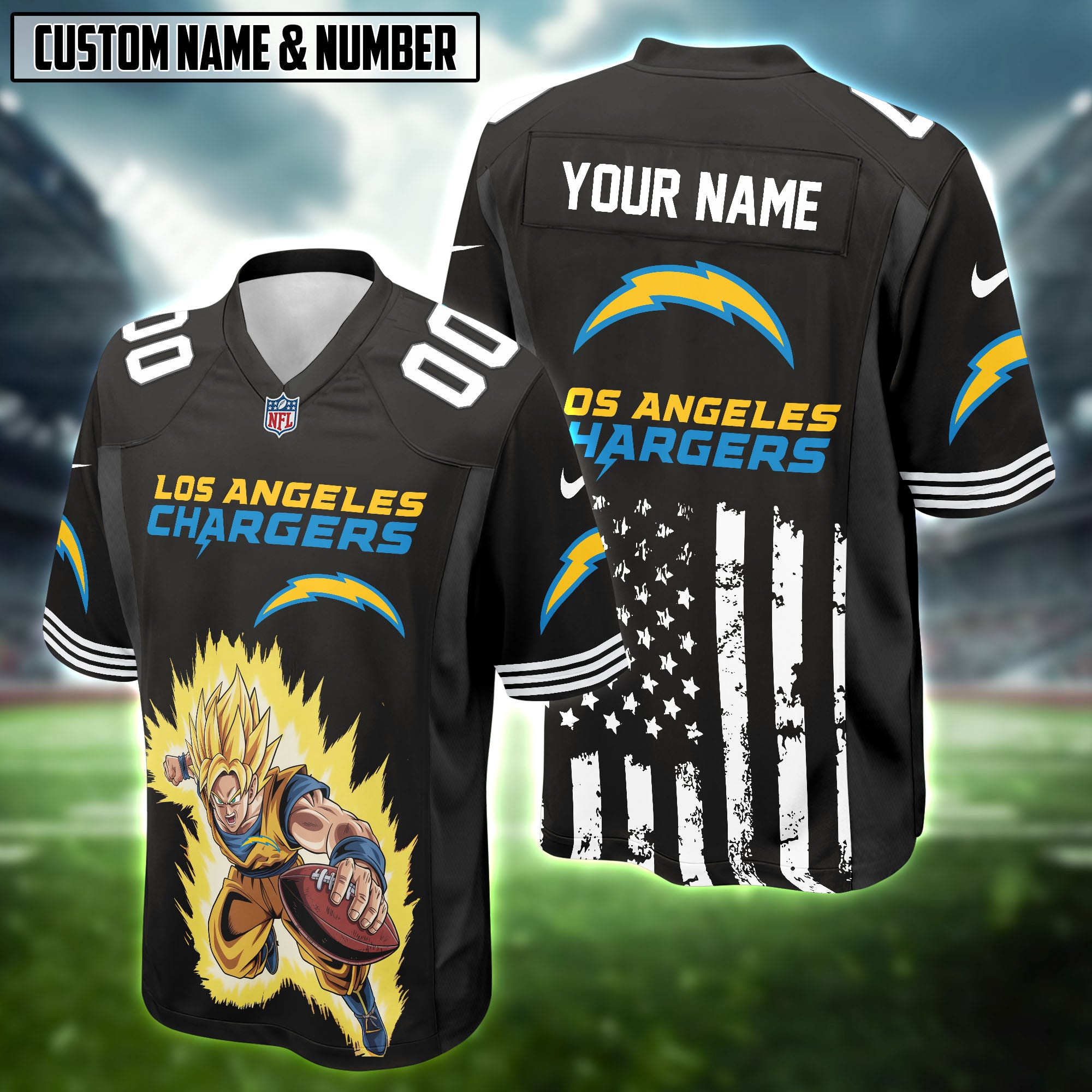 NFL x Goku DBZ Football Jersey Editions Limited 2025