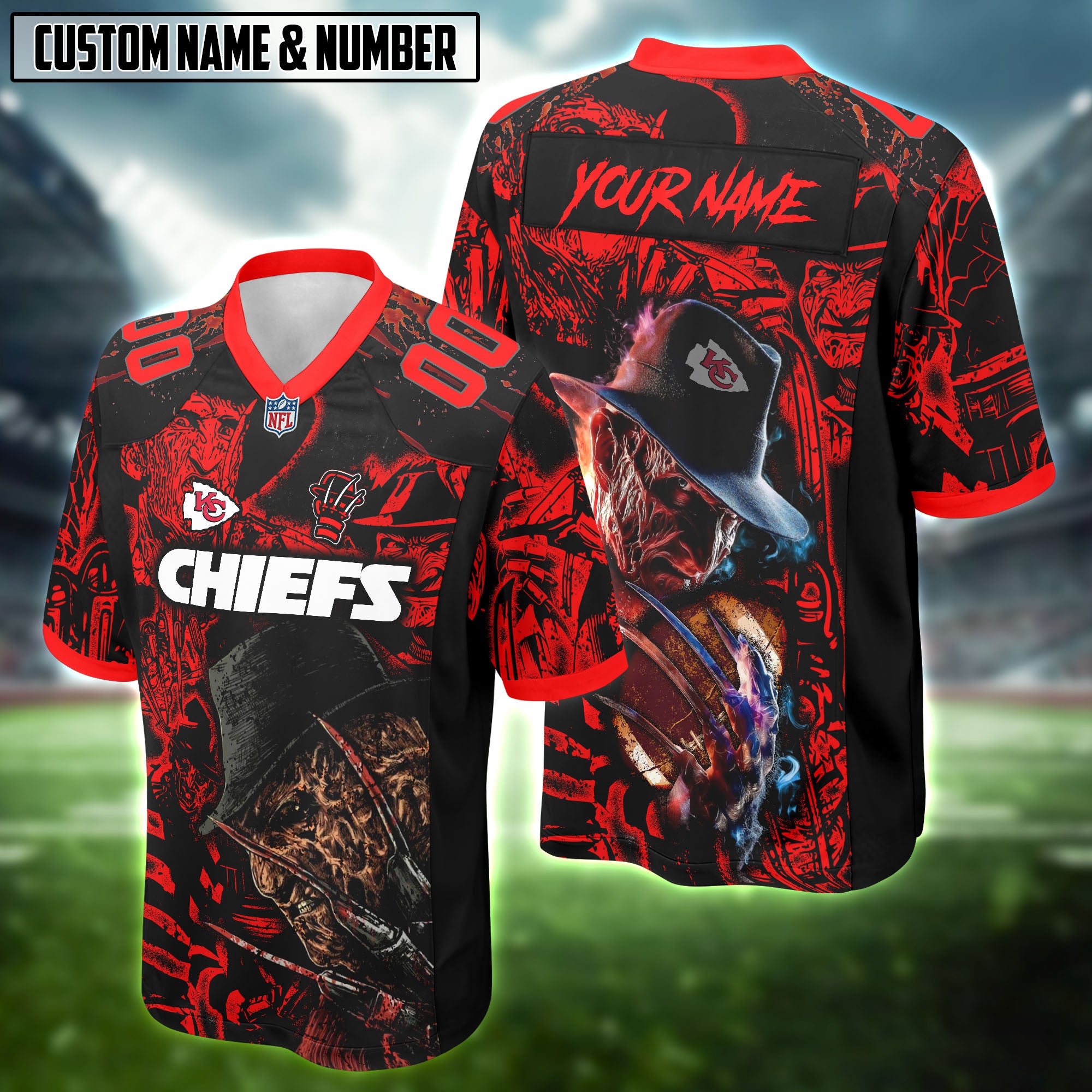 NFL x Freddy Krueger Football Jersey Editions Limited 2025