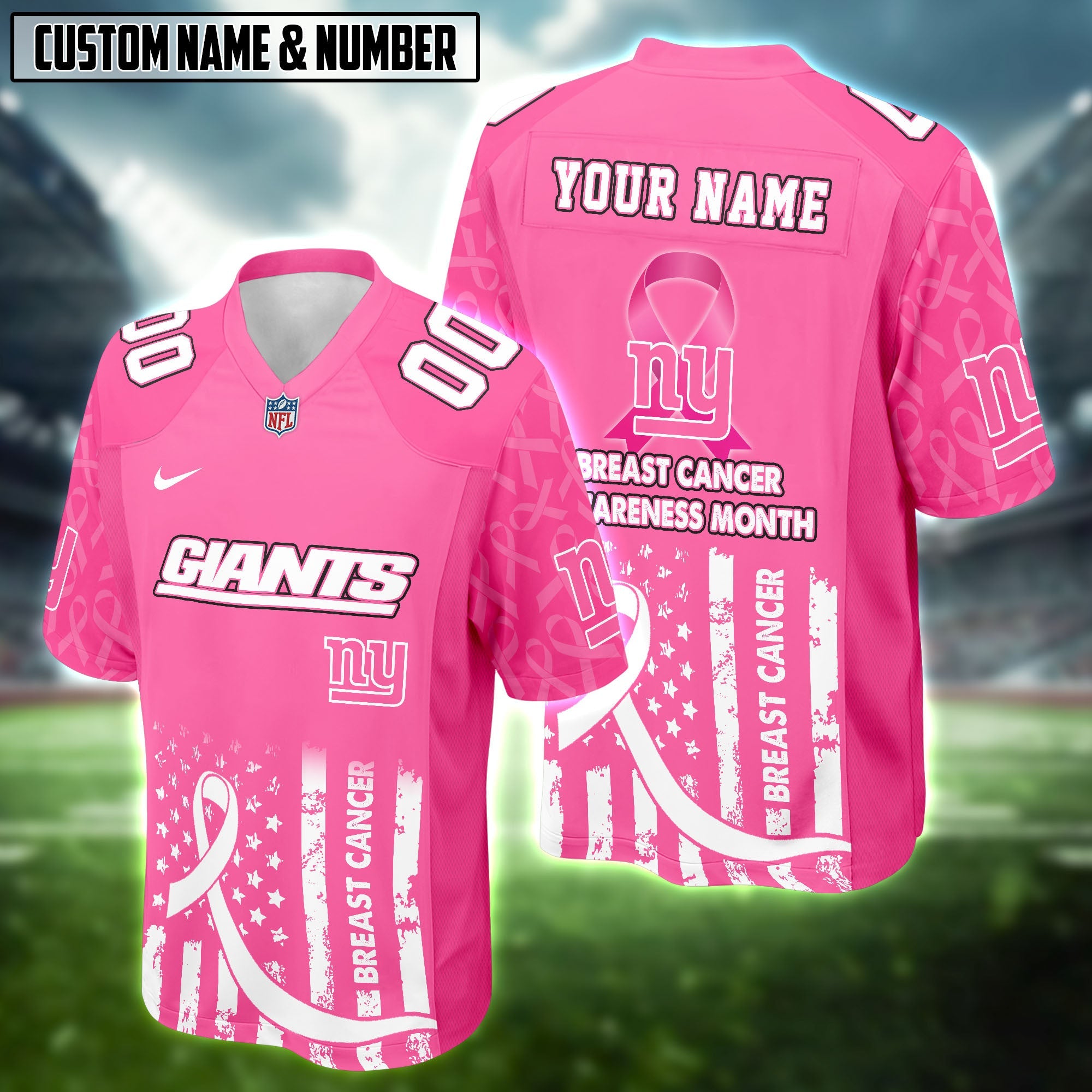 NFL Breast Cancer Awareness Football Jersey Editions Limited 2025