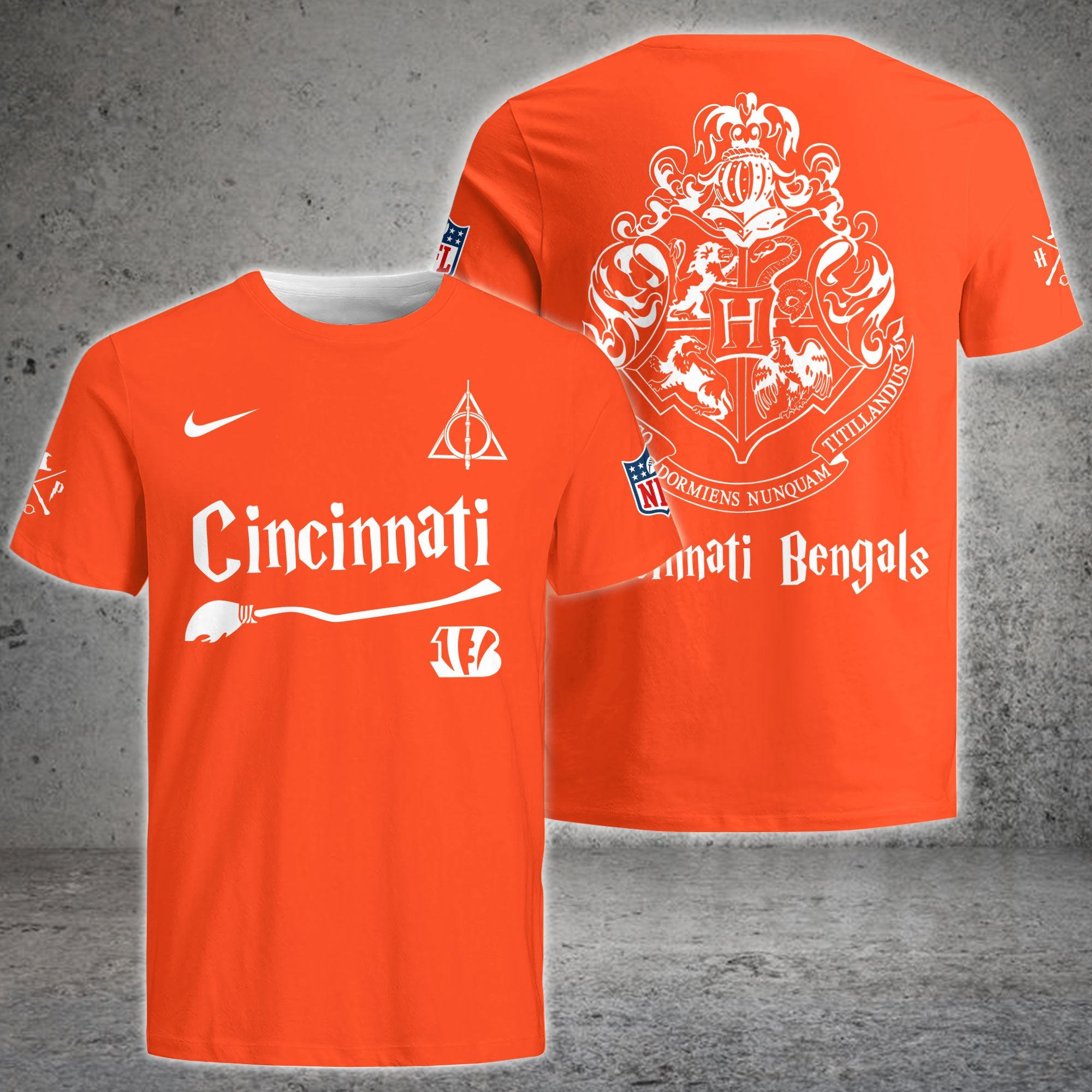 Cincinnati Bengals Harry Potter Combo Tshirt | Jogger | Cap