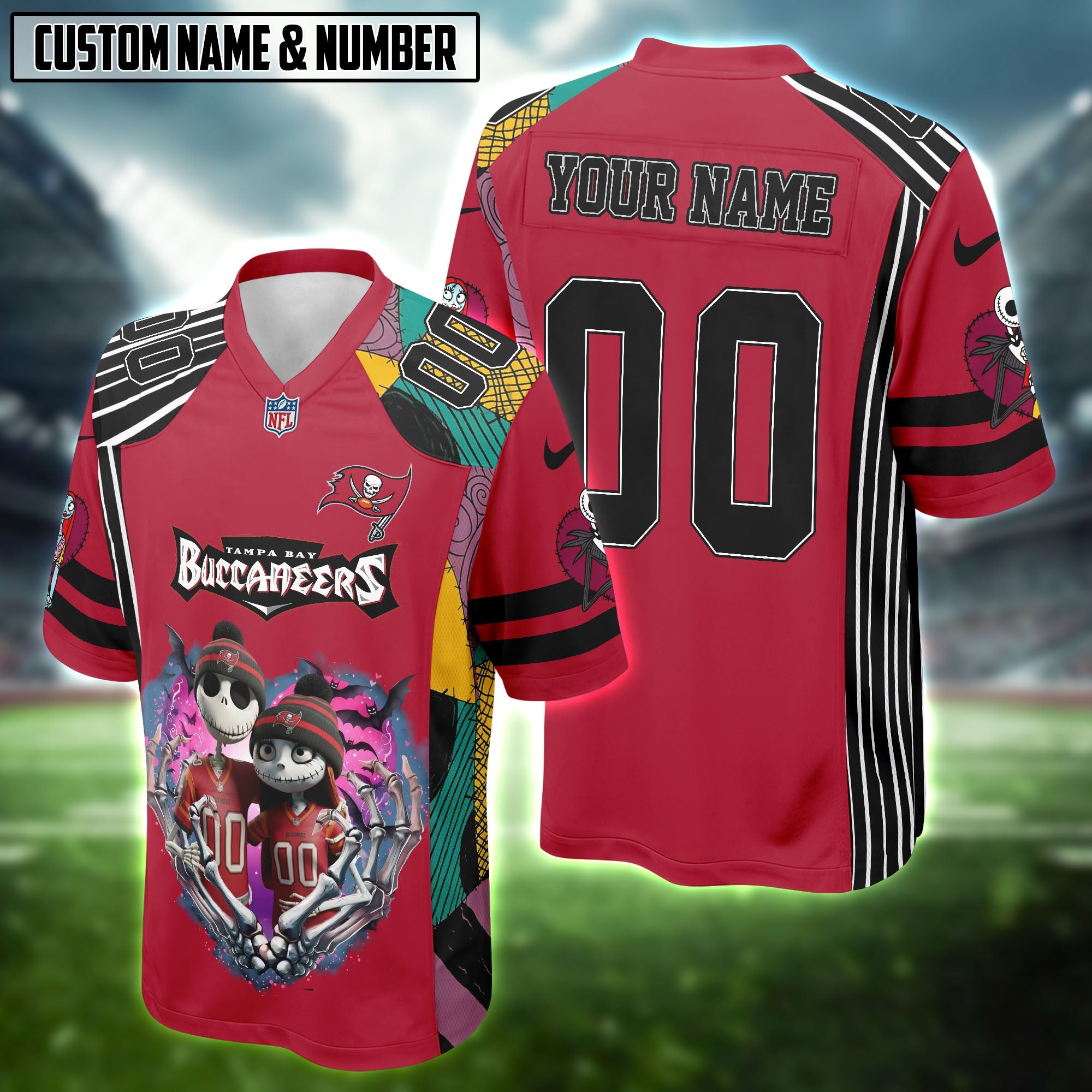 NFL X Jack&Sally The Nightmare Before Christmas Football Jersey Editions Limited 2025