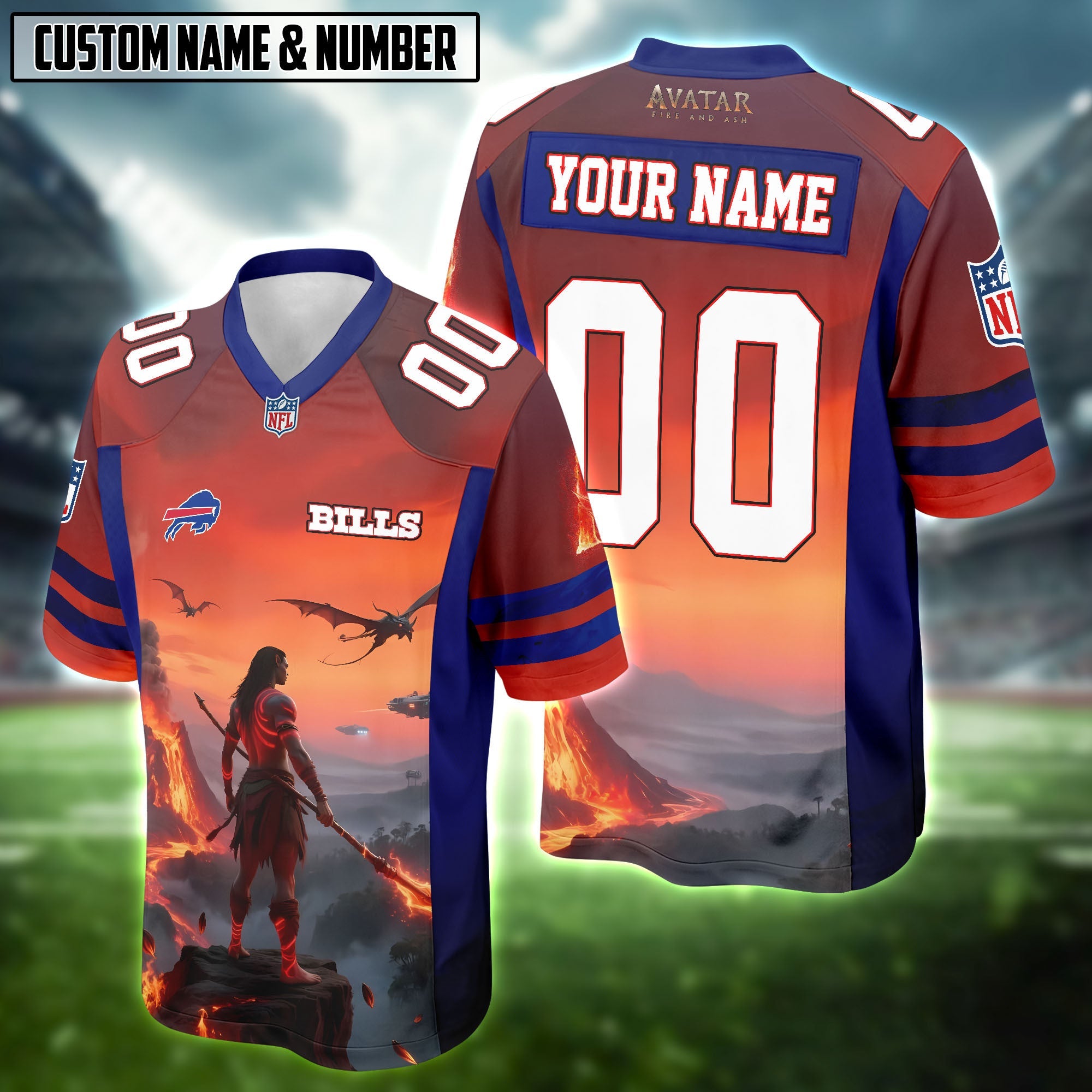 NFL X Avatar Fire And Ash 2025 Football Jersey Editions Limited 2025