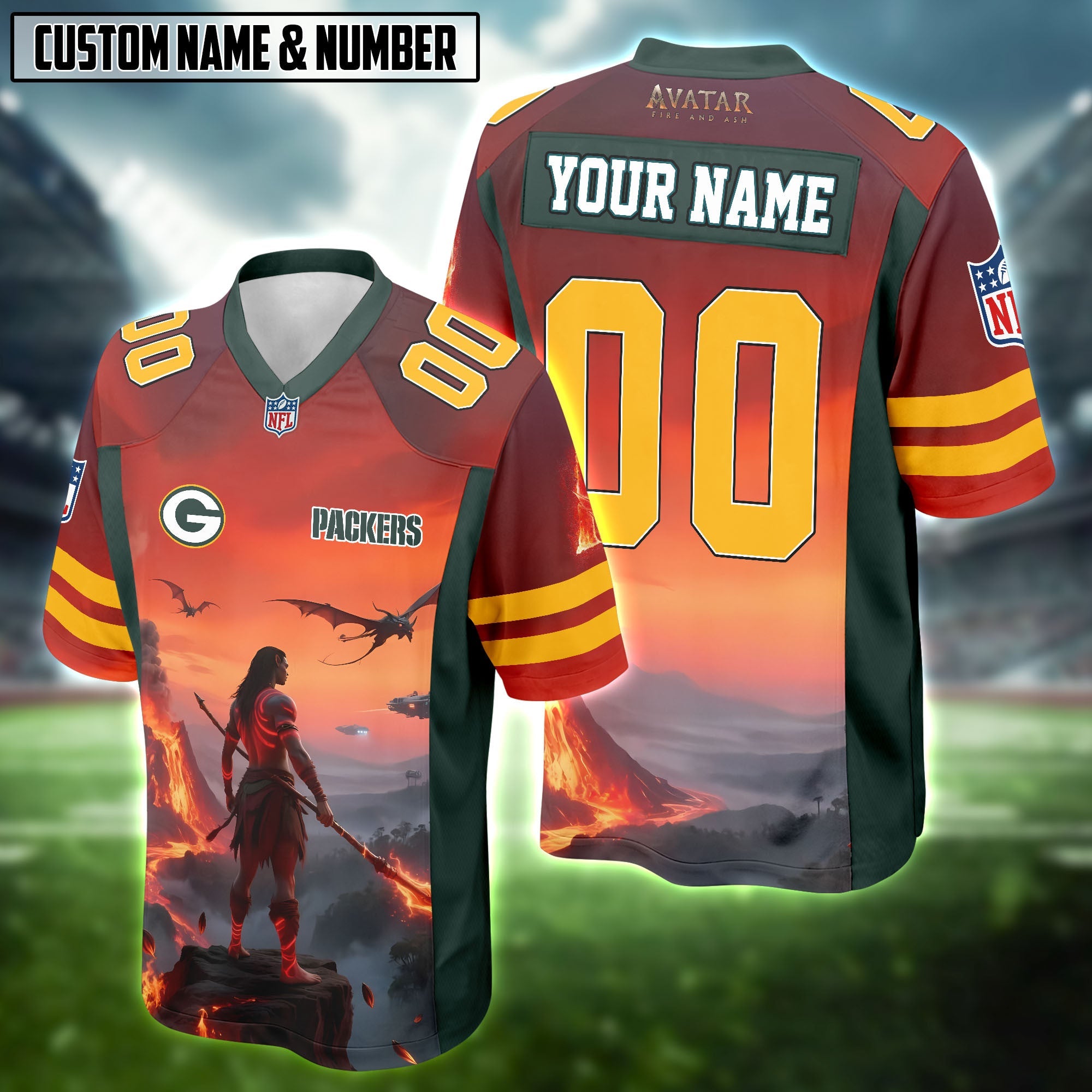 NFL X Avatar Fire And Ash 2025 Football Jersey Editions Limited 2025