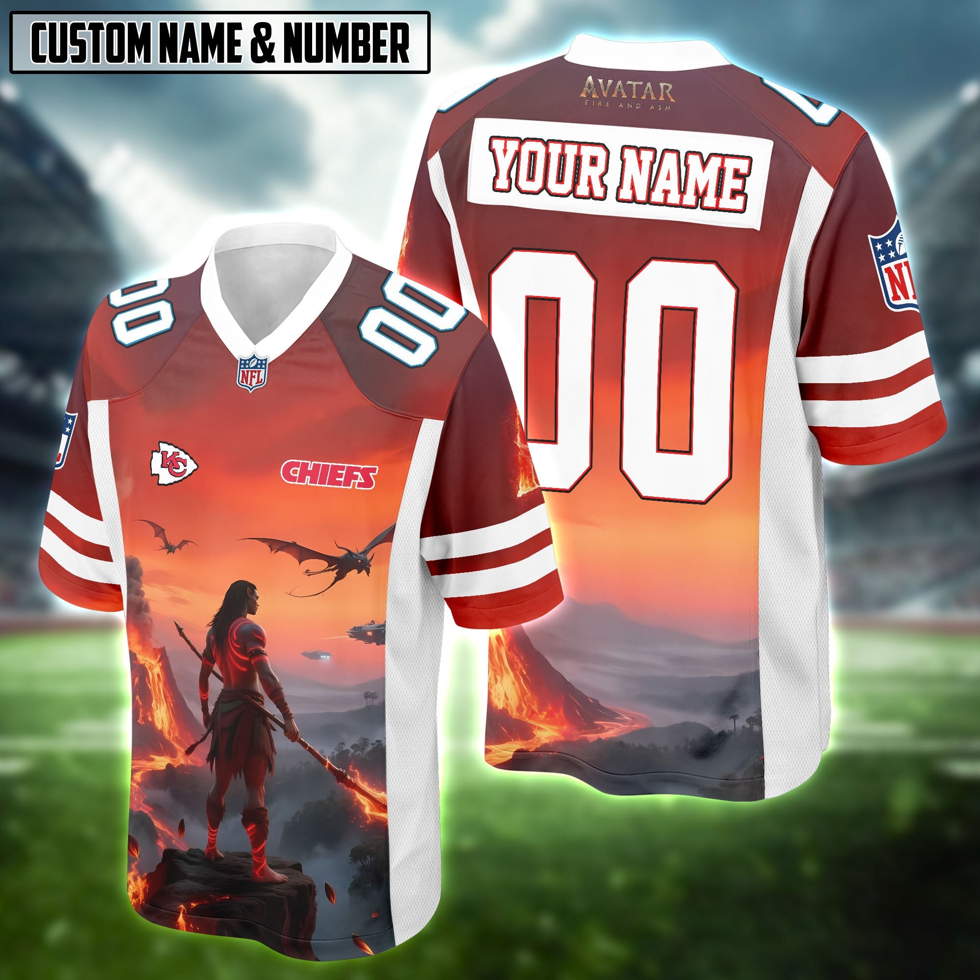 NFL X Avatar Fire And Ash 2025 Football Jersey Editions Limited 2025