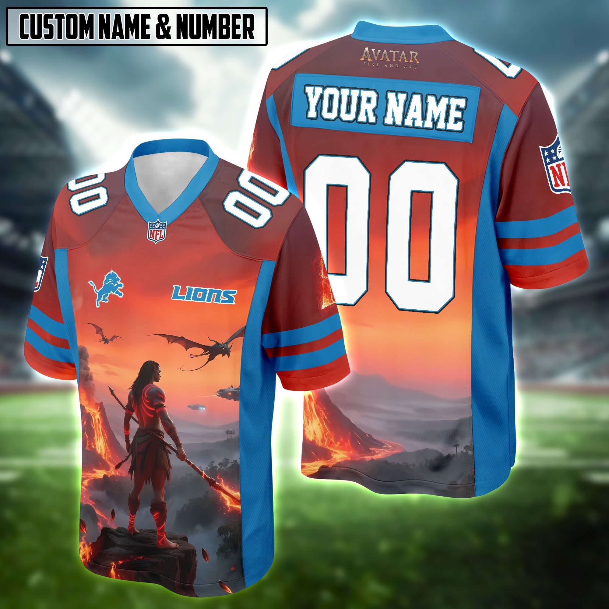 NFL X Avatar Fire And Ash 2025 Football Jersey Editions Limited 2025