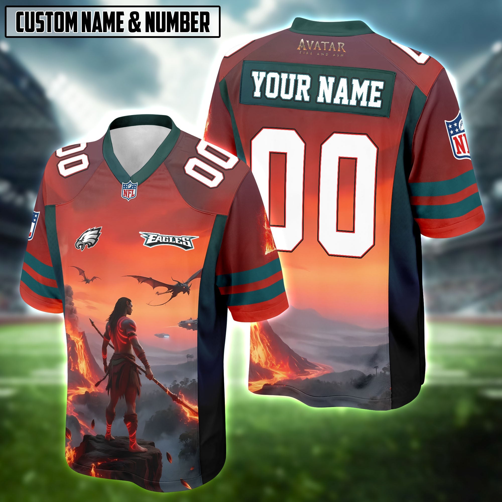 NFL X Avatar Fire And Ash 2025 Football Jersey Editions Limited 2025