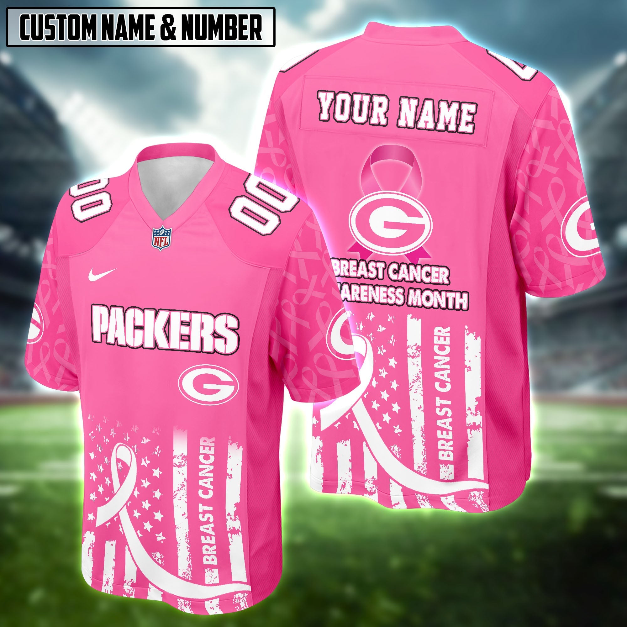 NFL Breast Cancer Awareness Football Jersey Editions Limited 2025