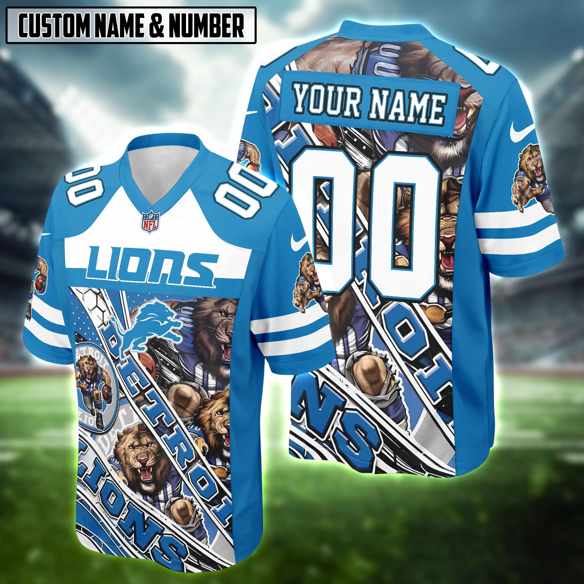 NFL Team Mascot Football Jersey Editions Limited