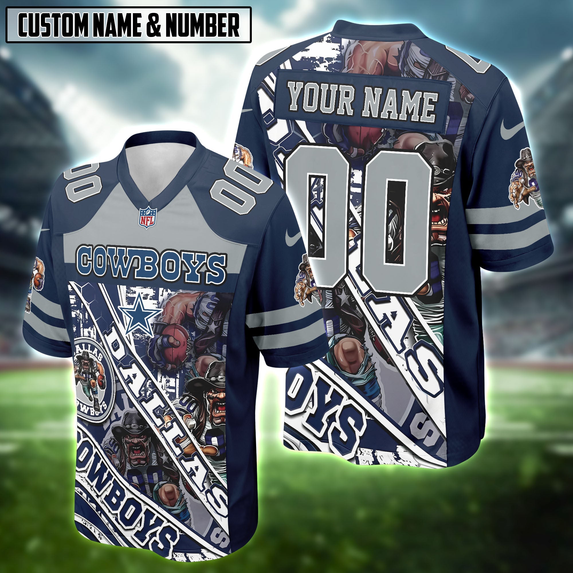 NFL Team Mascot Football Jersey Editions Limited