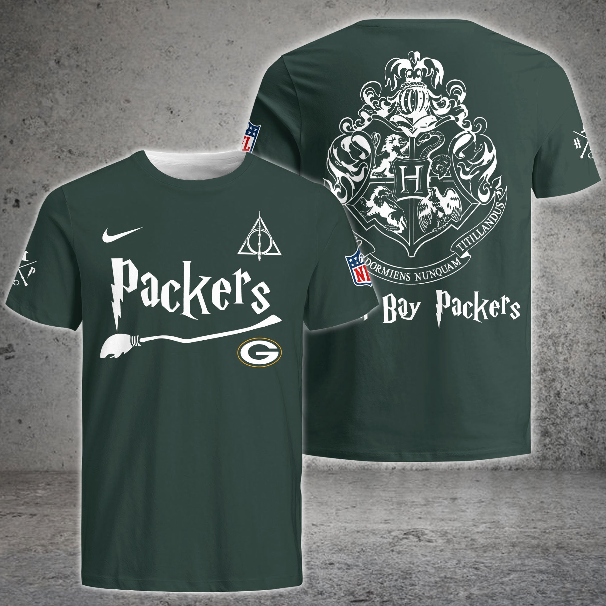 Green Bay Packers Harry Potter Combo Tshirt | Jogger | Cap