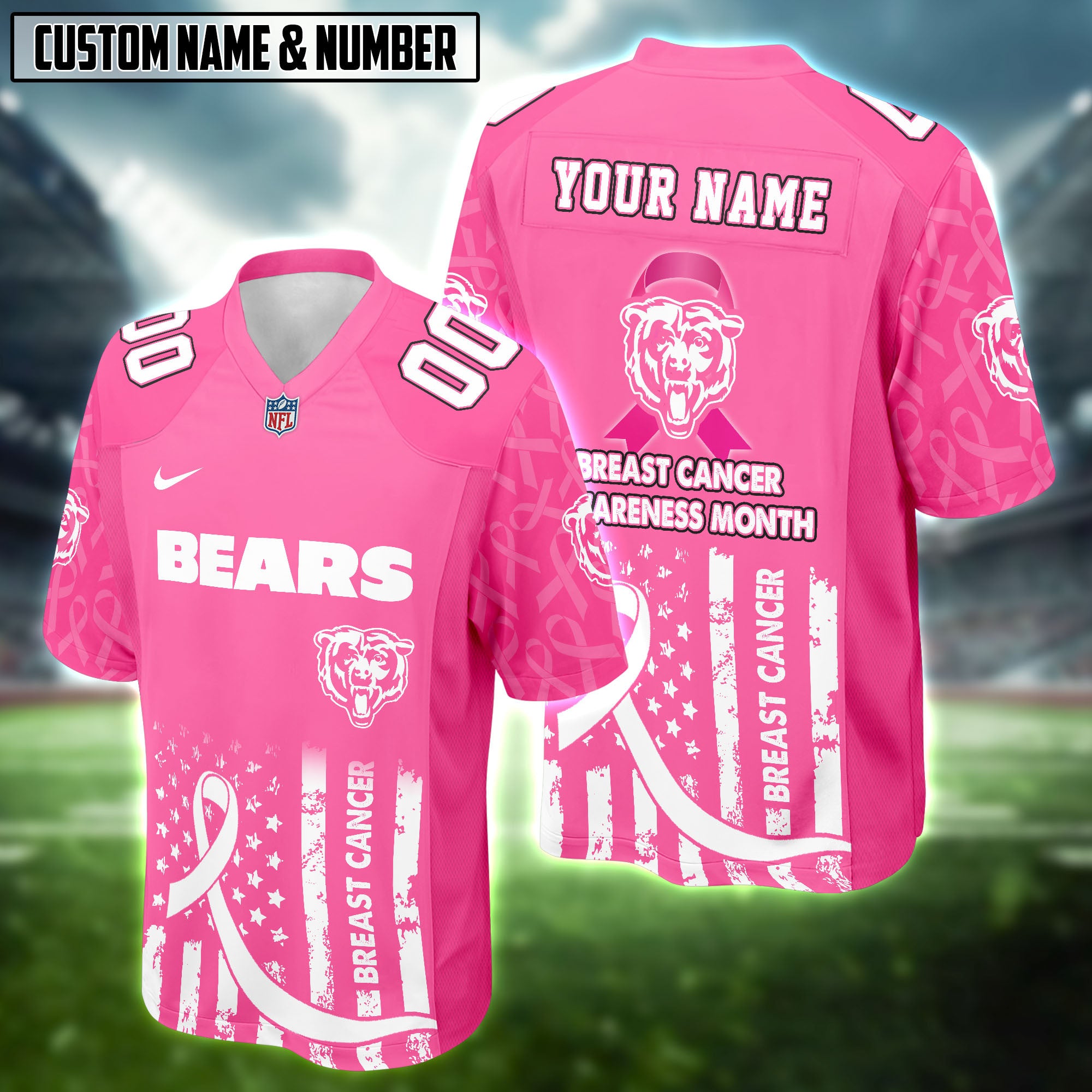 NFL Breast Cancer Awareness Football Jersey Editions Limited 2025