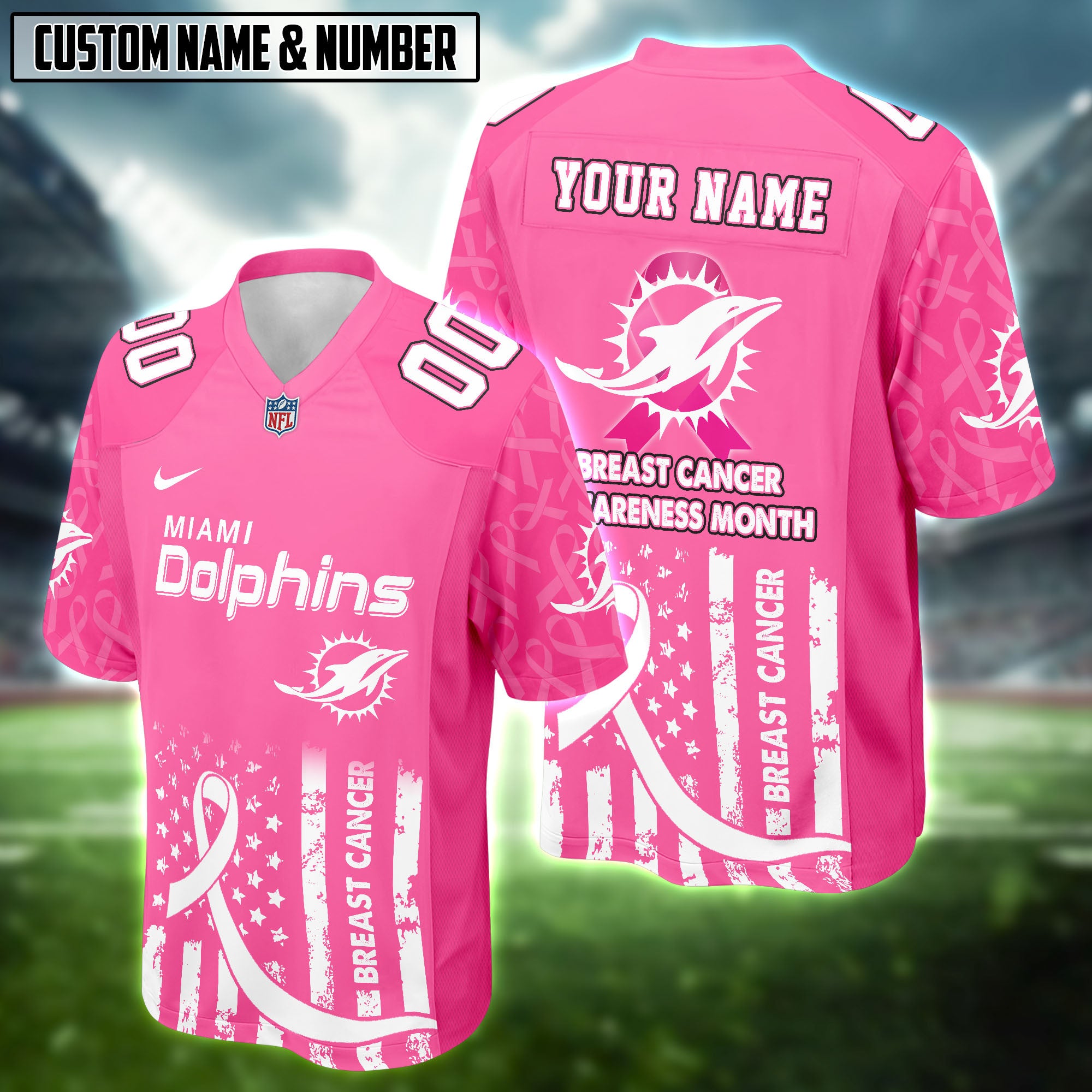 NFL Breast Cancer Awareness Football Jersey Editions Limited 2025