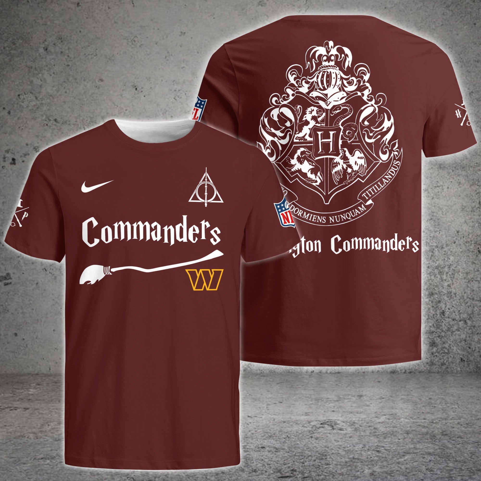 Washington Commanders Harry Potter Combo Tshirt | Jogger | Cap