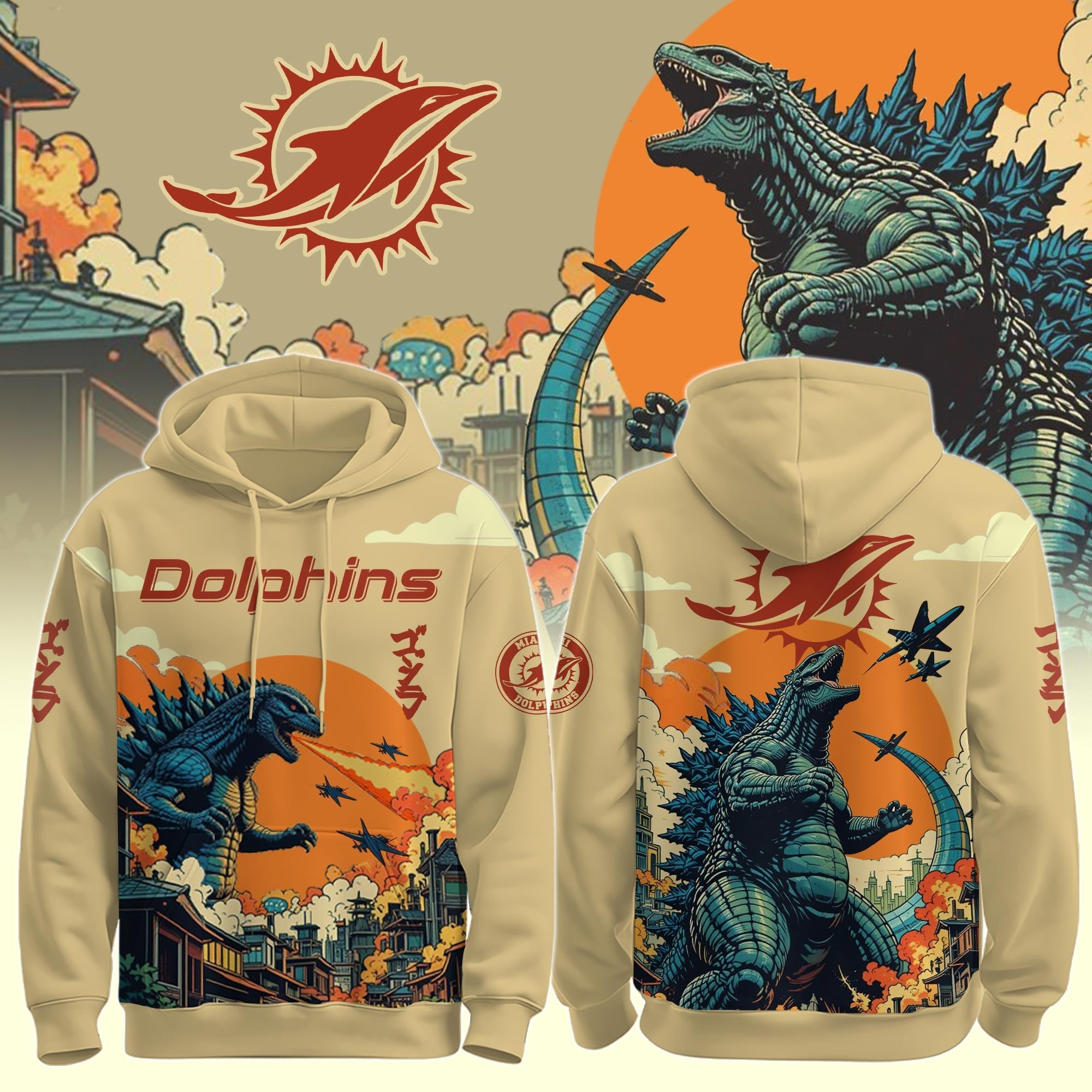 NFL x Godzilla Hoodie Jogger Cap