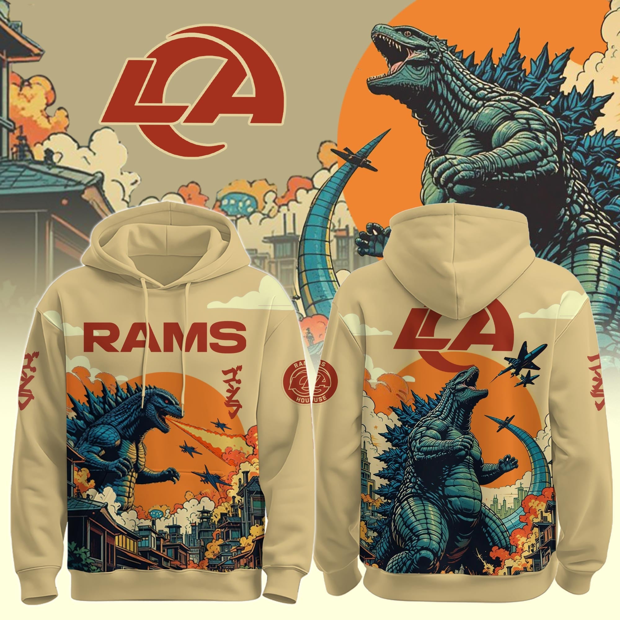 NFL x Godzilla Hoodie Jogger Cap