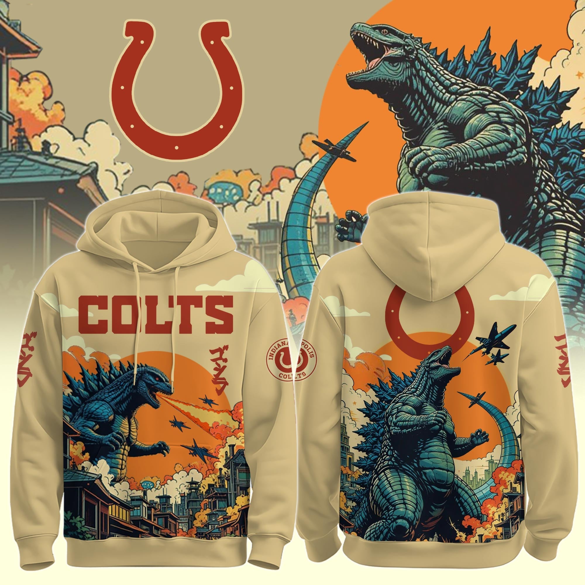 NFL x Godzilla Hoodie Jogger Cap