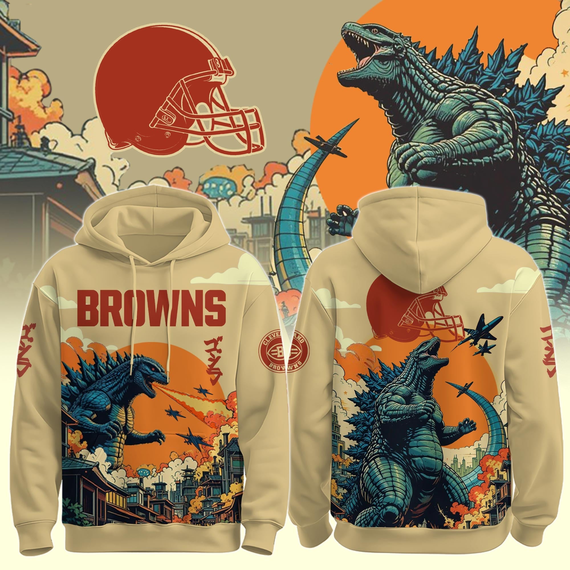NFL x Godzilla Hoodie Jogger Cap