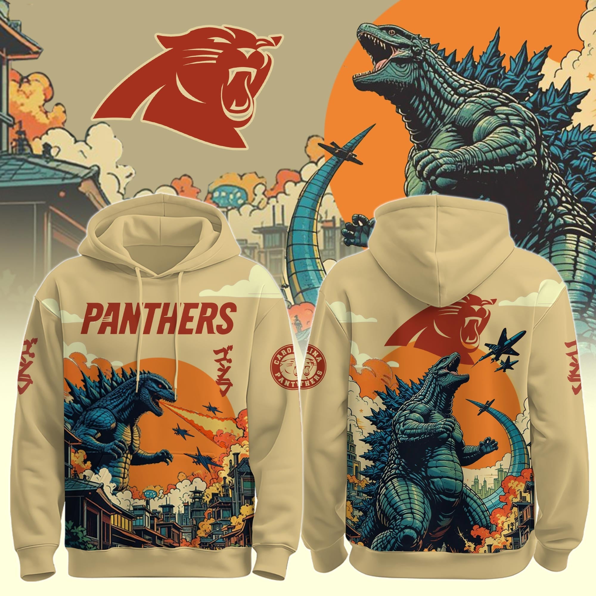 NFL x Godzilla Hoodie Jogger Cap
