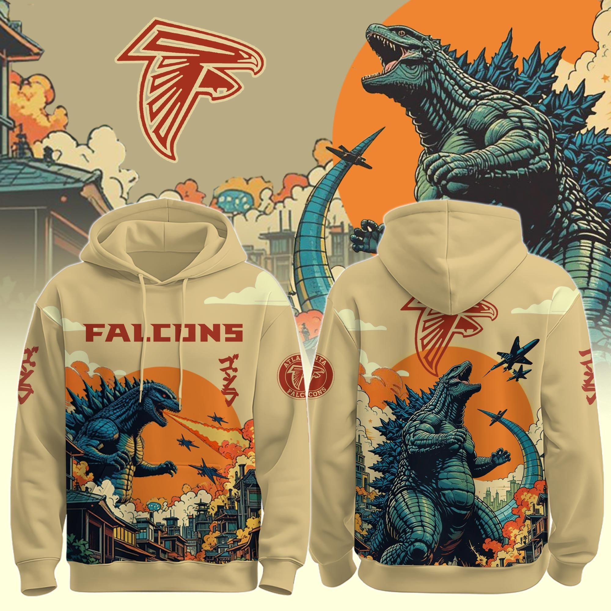 NFL x Godzilla Hoodie Jogger Cap