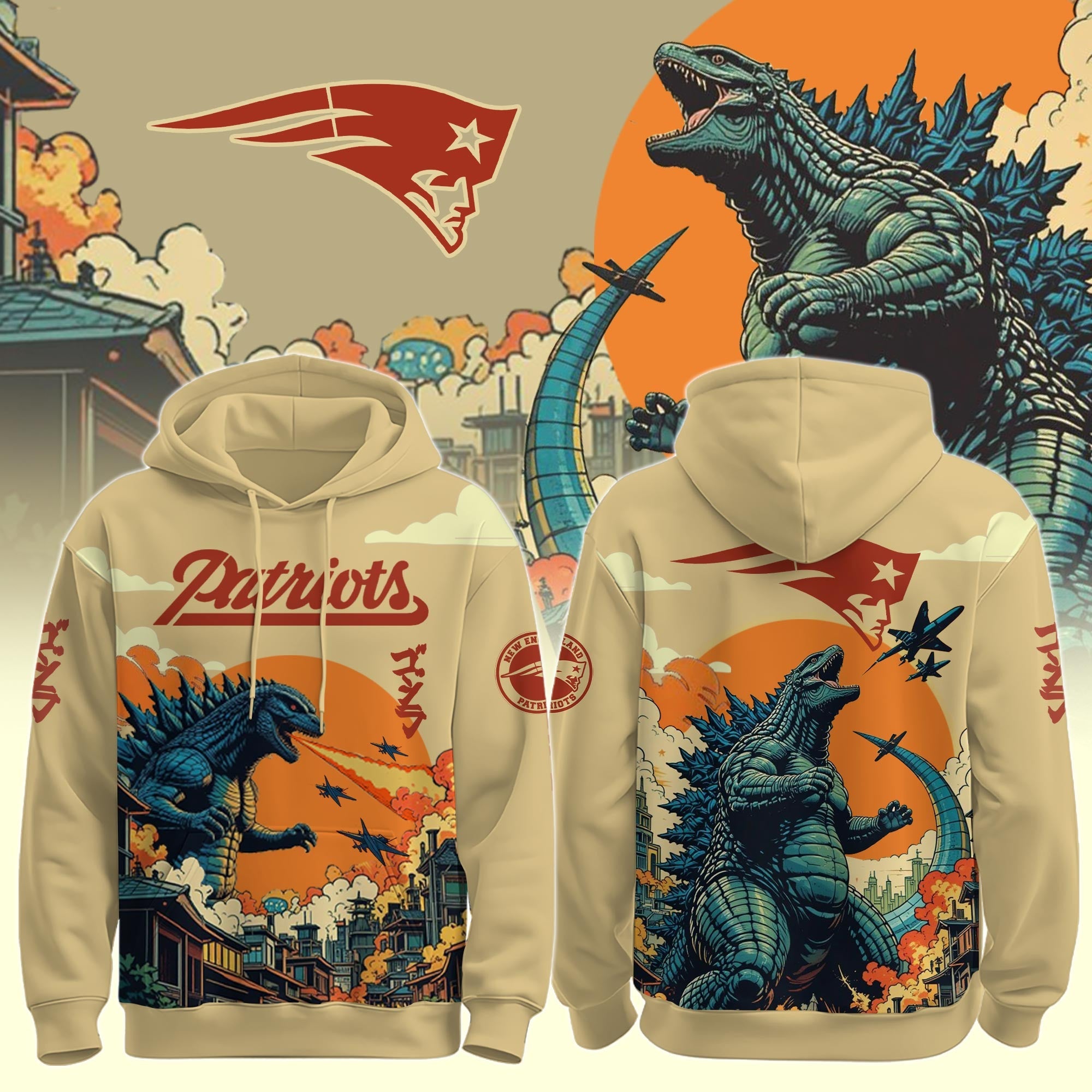 NFL x Godzilla Hoodie Jogger Cap
