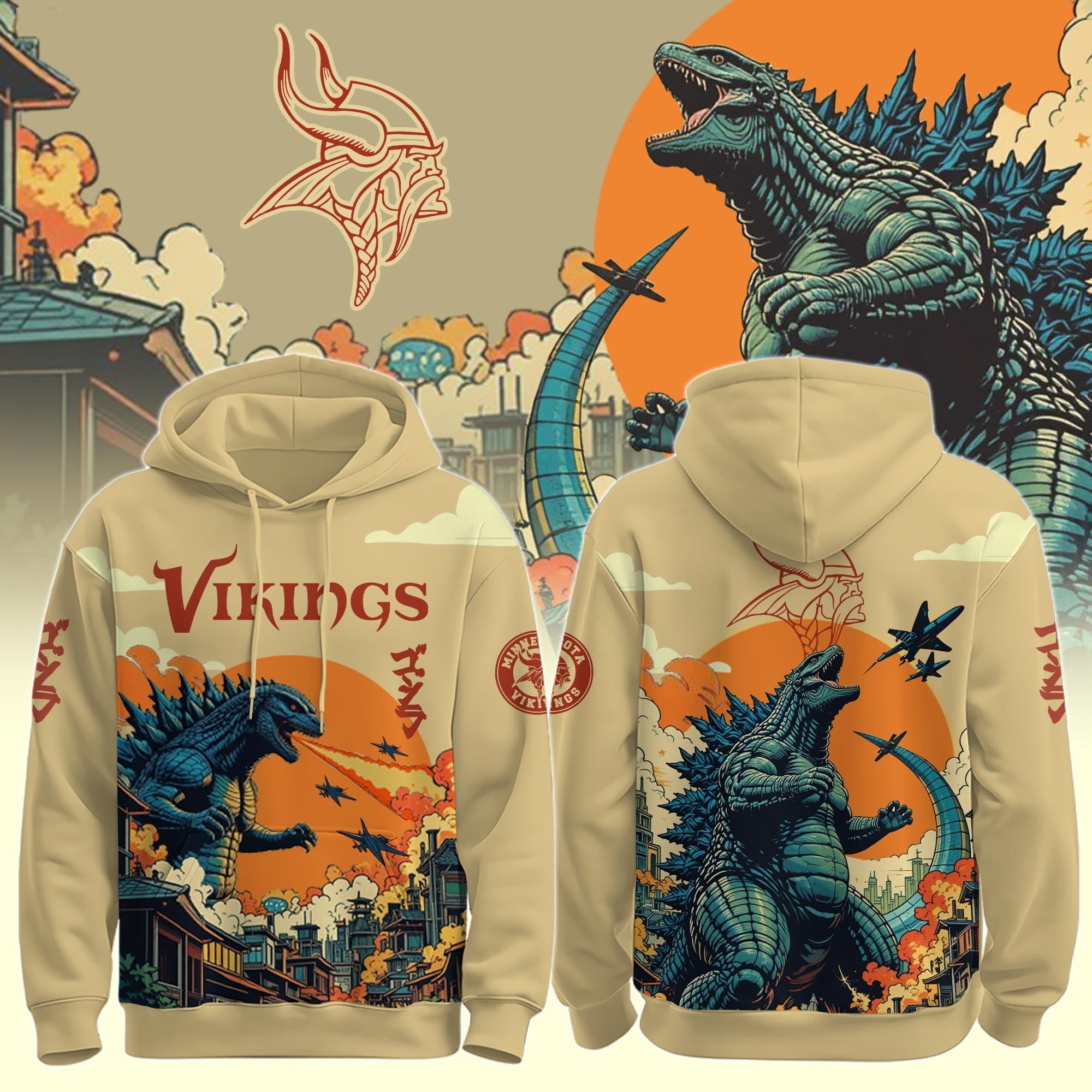 NFL x Godzilla Hoodie Jogger Cap