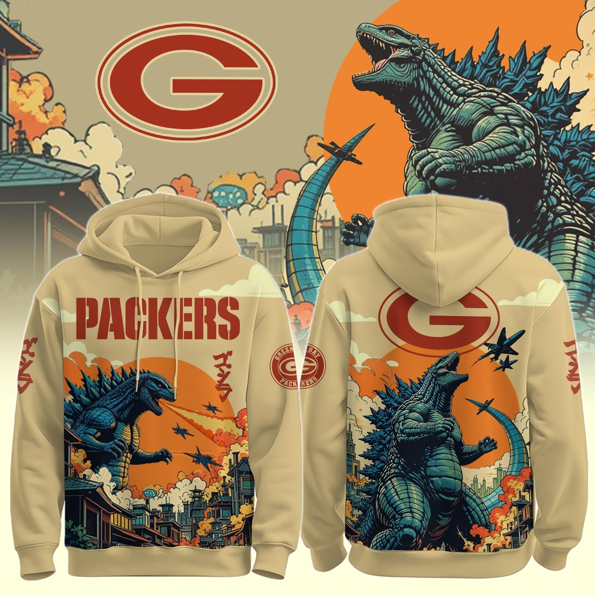 NFL x Godzilla Hoodie Jogger Cap