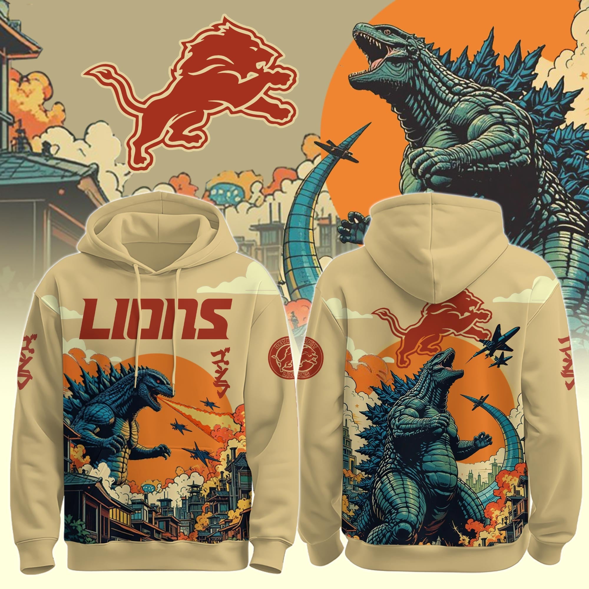 NFL x Godzilla Hoodie Jogger Cap