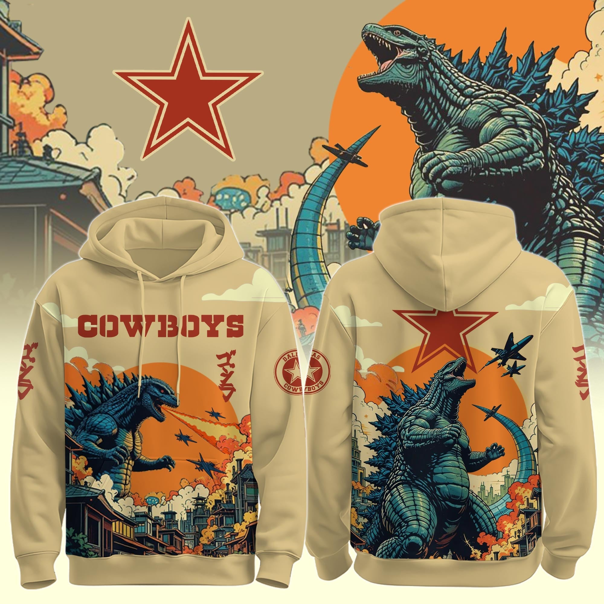 NFL x Godzilla Hoodie Jogger Cap