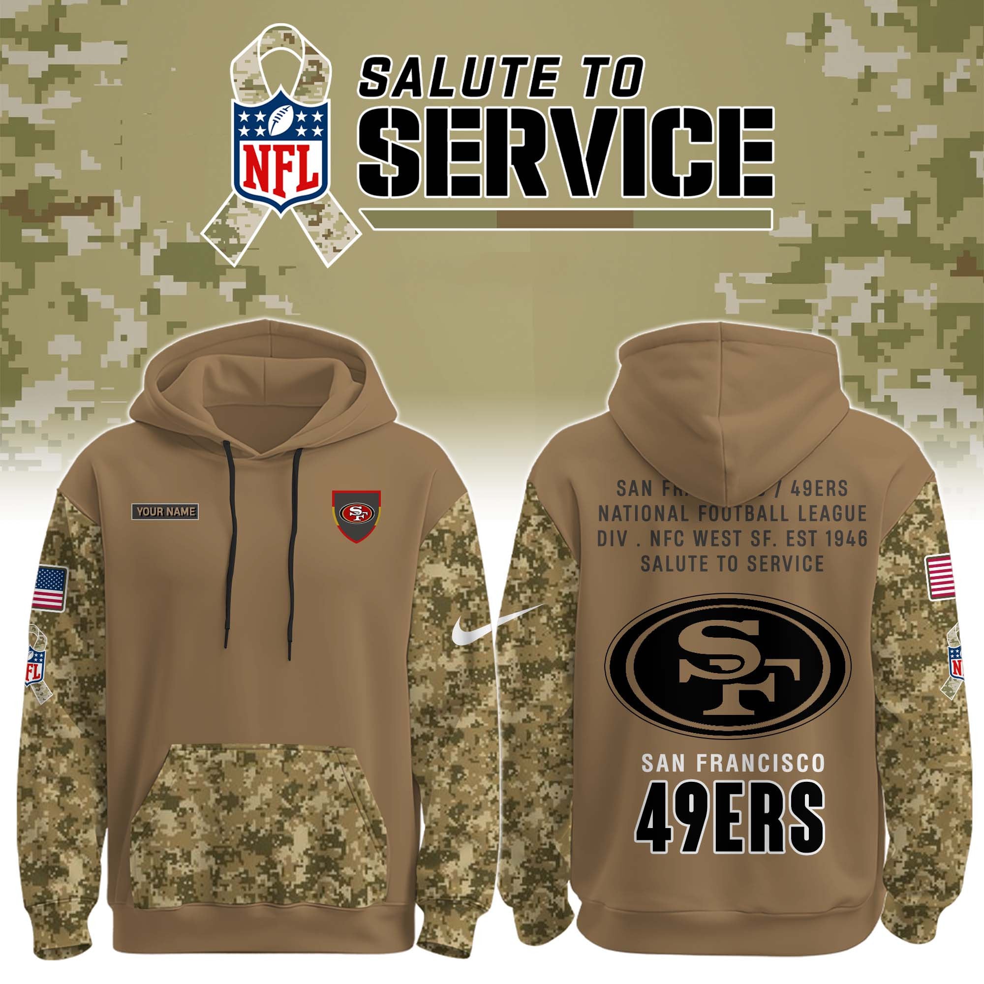 NFL x Salute to Service Hoodie Jogger Cap