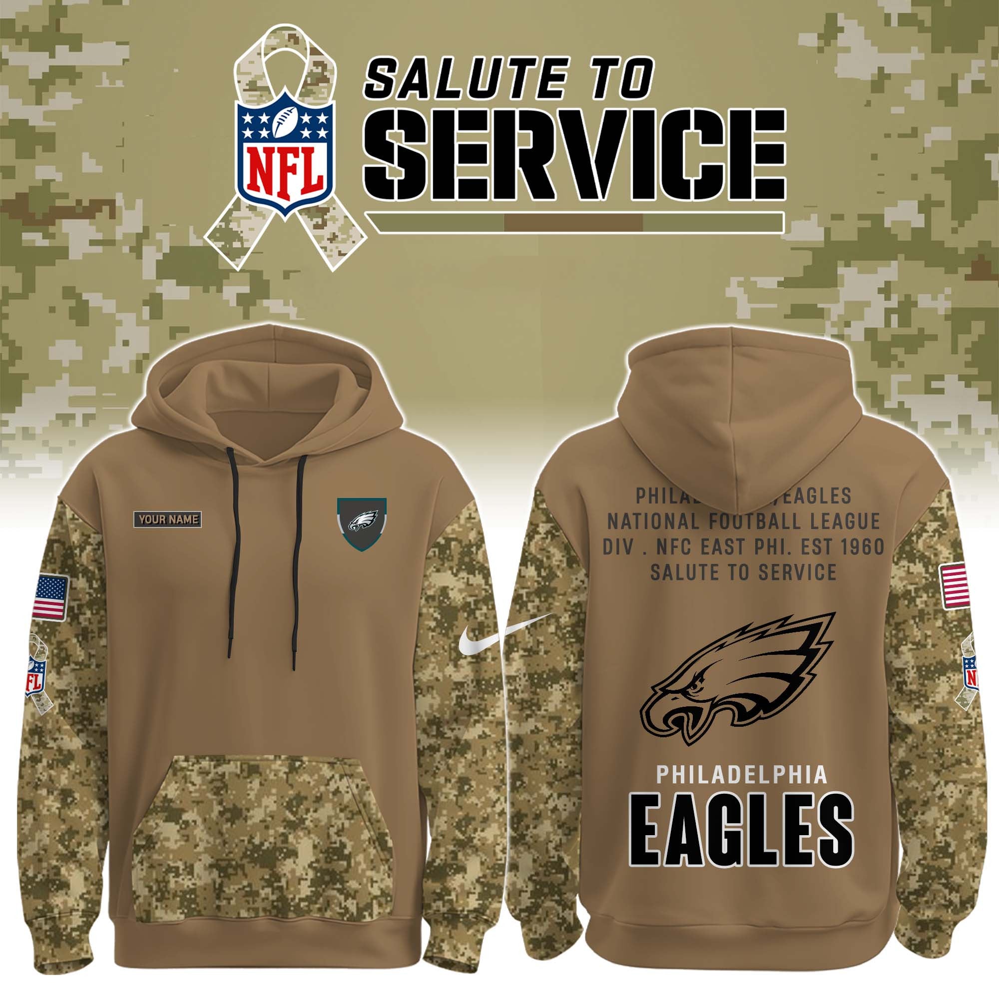 NFL x Salute to Service Hoodie Jogger Cap