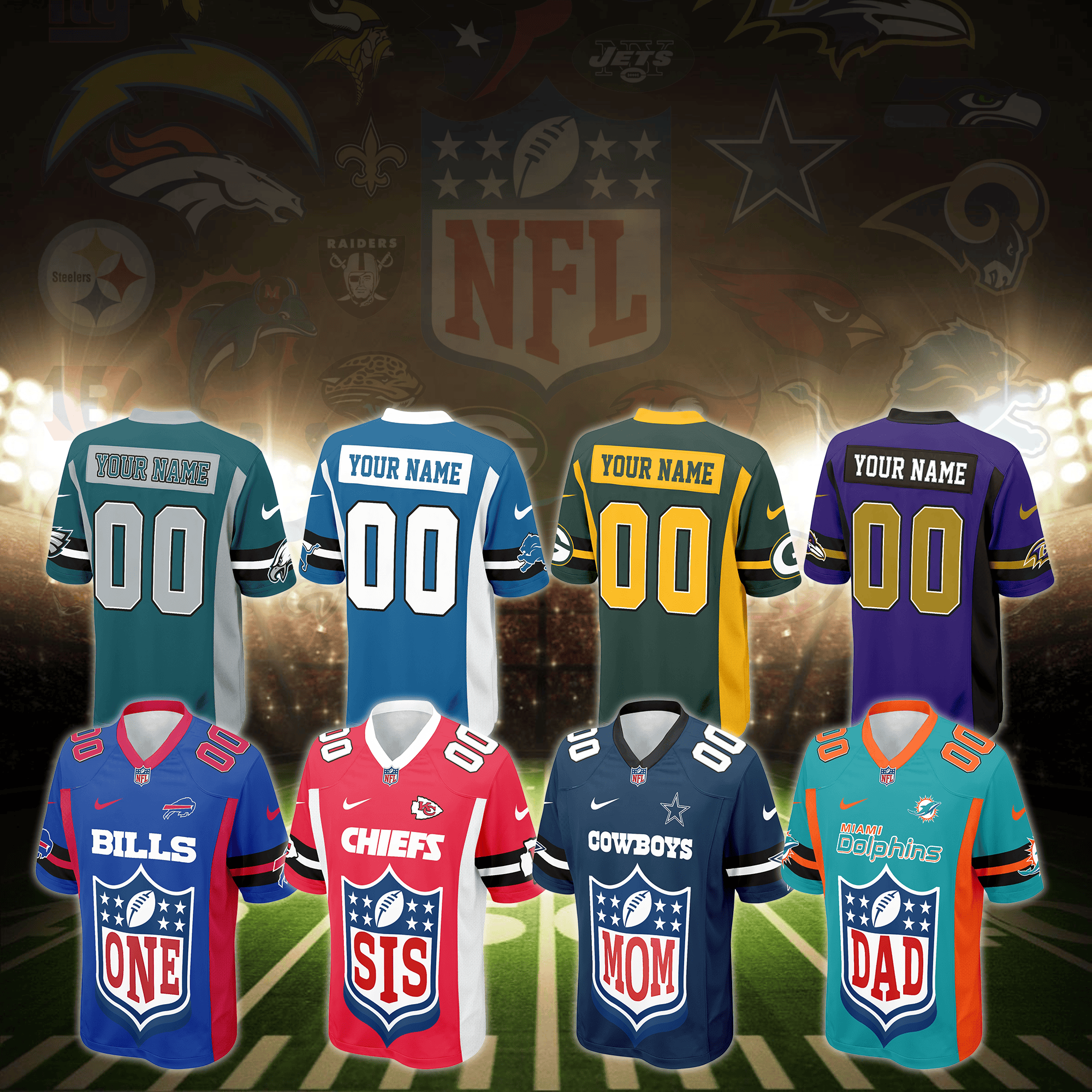 NFL x Family Logo Football Jersey Editions Limited