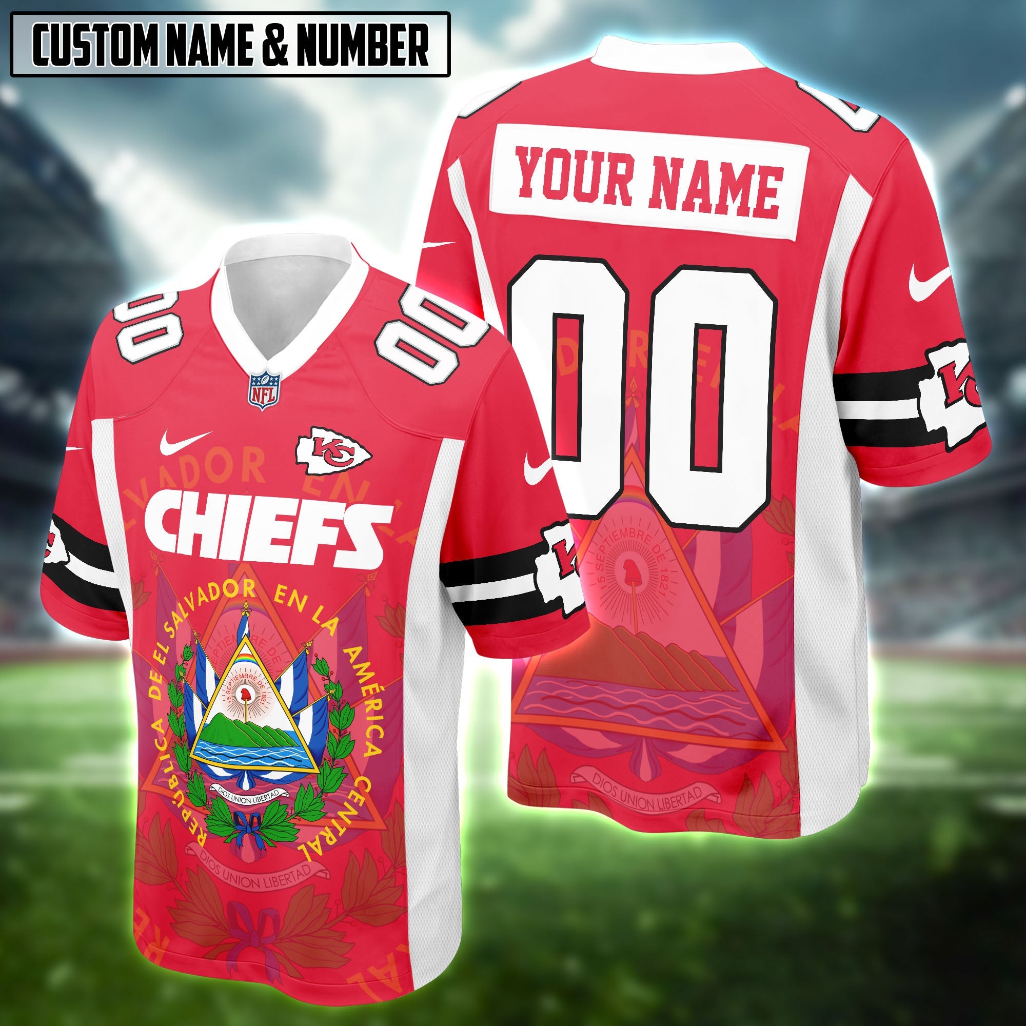 NFL X El Salvador Heritage Football Jersey Editions Limited