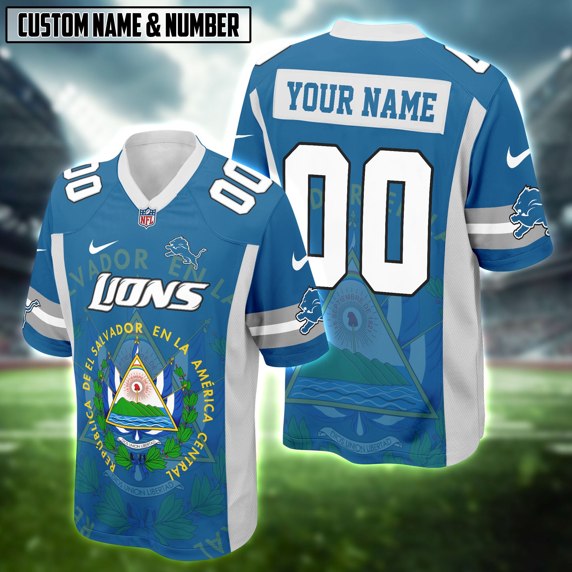 NFL X El Salvador Heritage Football Jersey Editions Limited