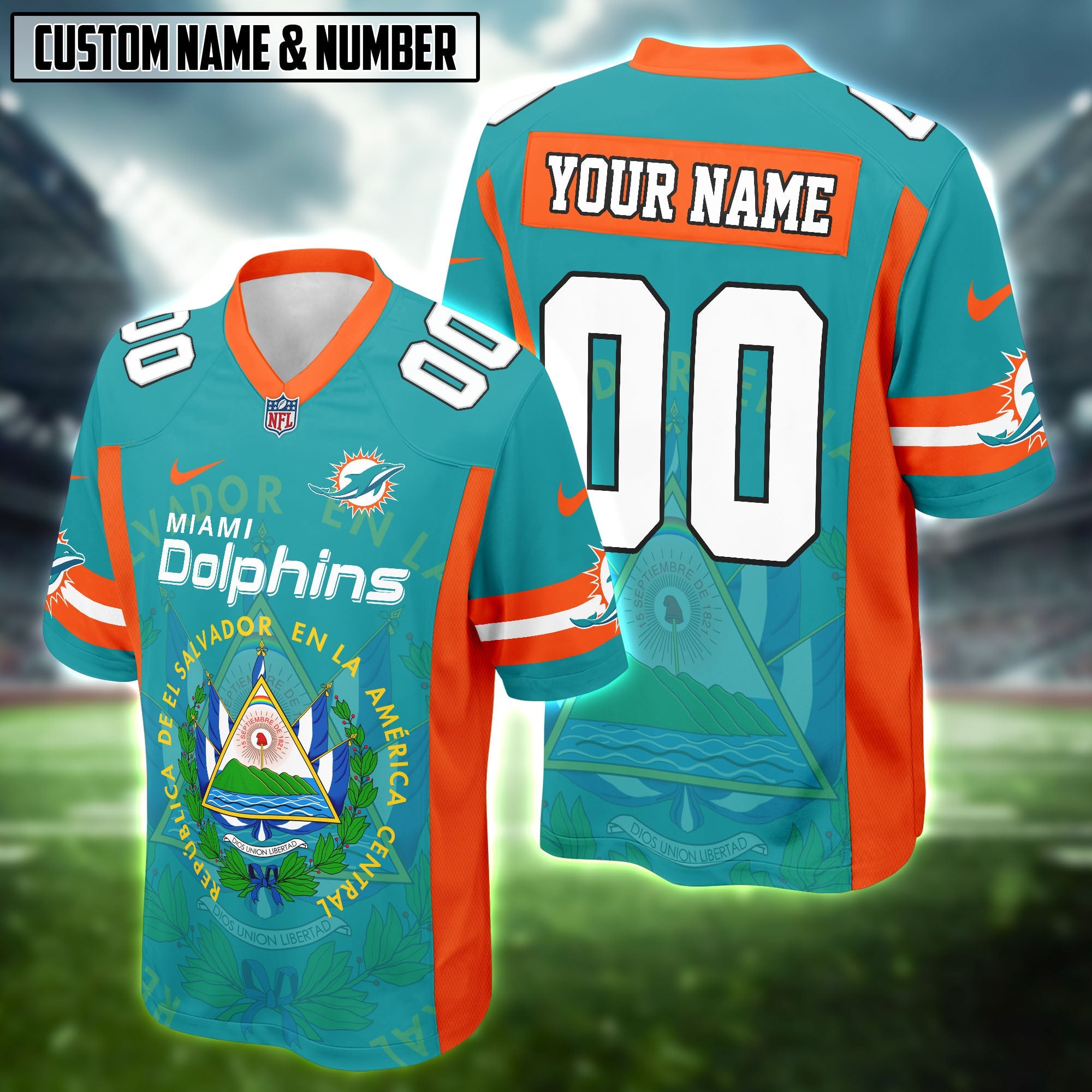 NFL X El Salvador Heritage Football Jersey Editions Limited