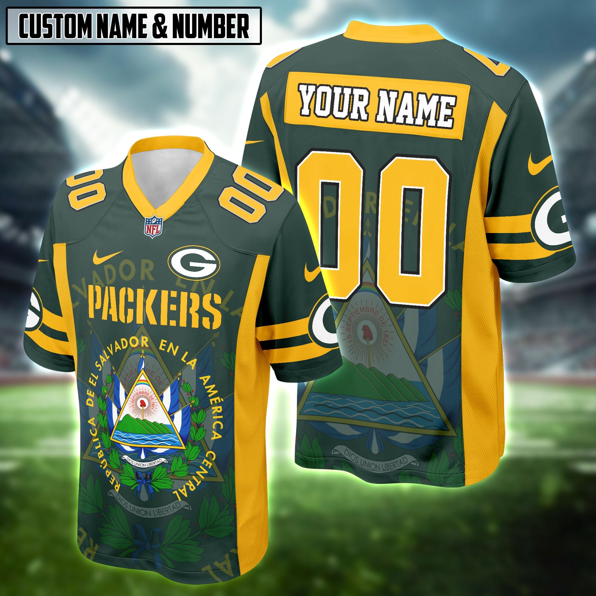 NFL X El Salvador Heritage Football Jersey Editions Limited