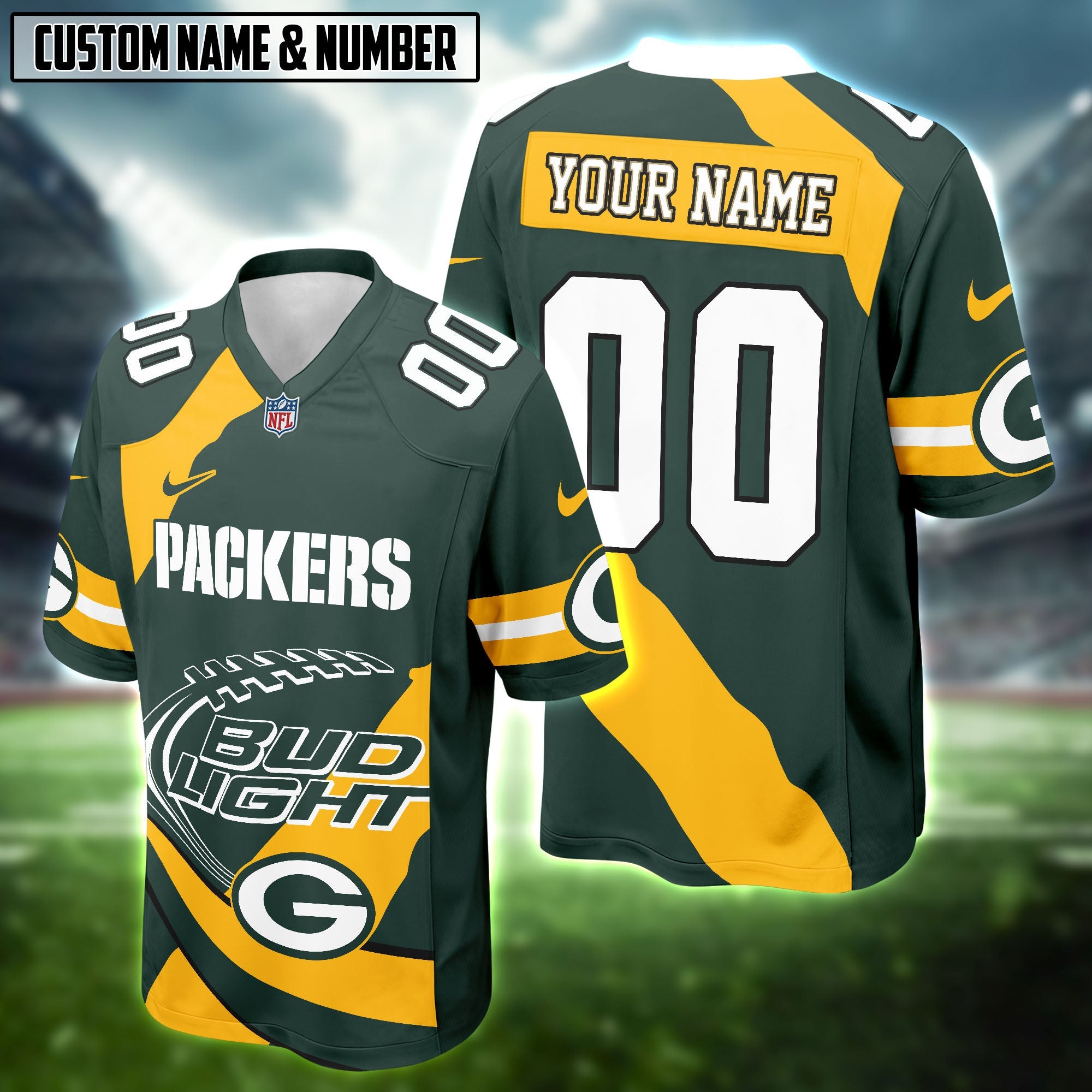 NFL X Bud Light Beer Football Jersey Editions Limited