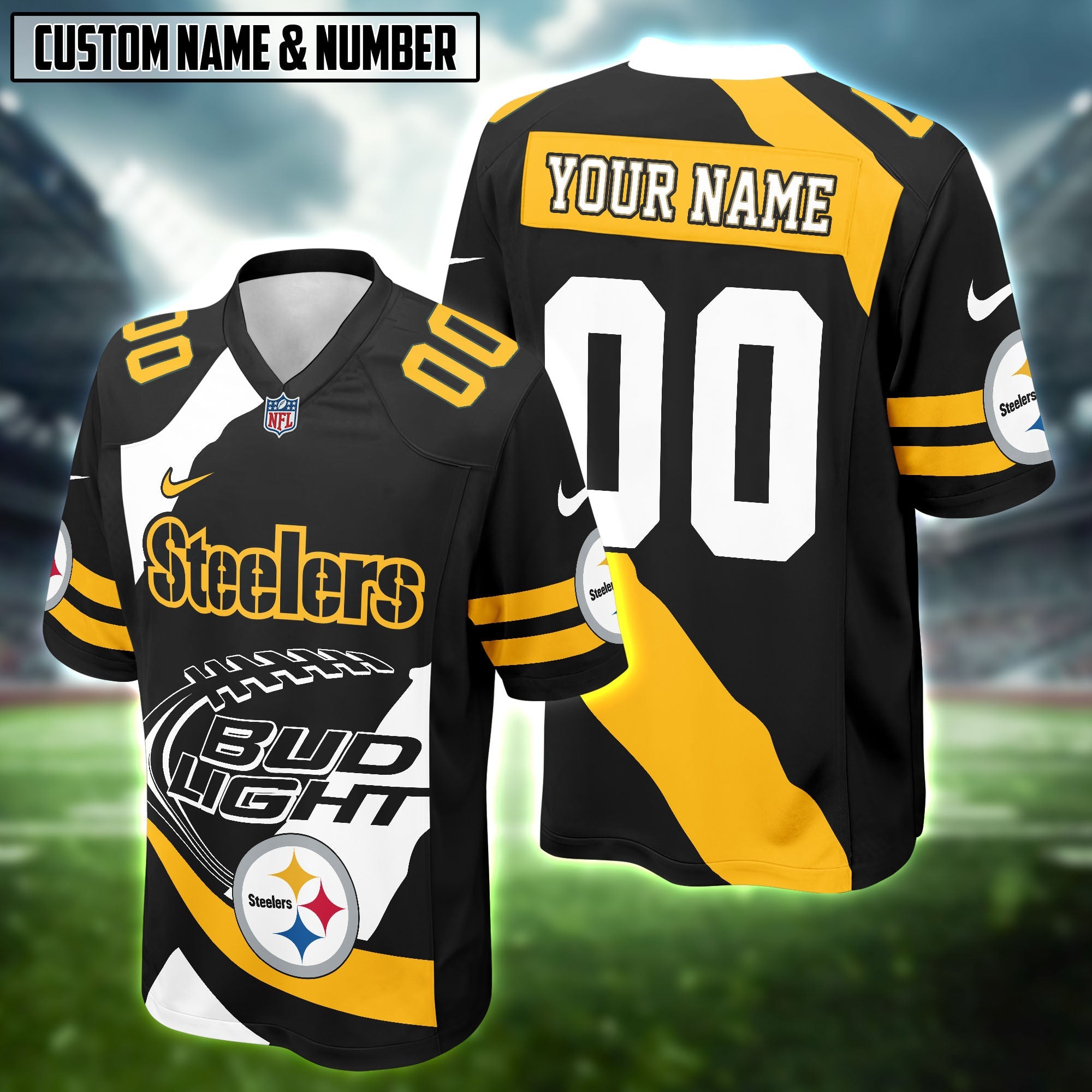 NFL X Bud Light Beer Football Jersey Editions Limited