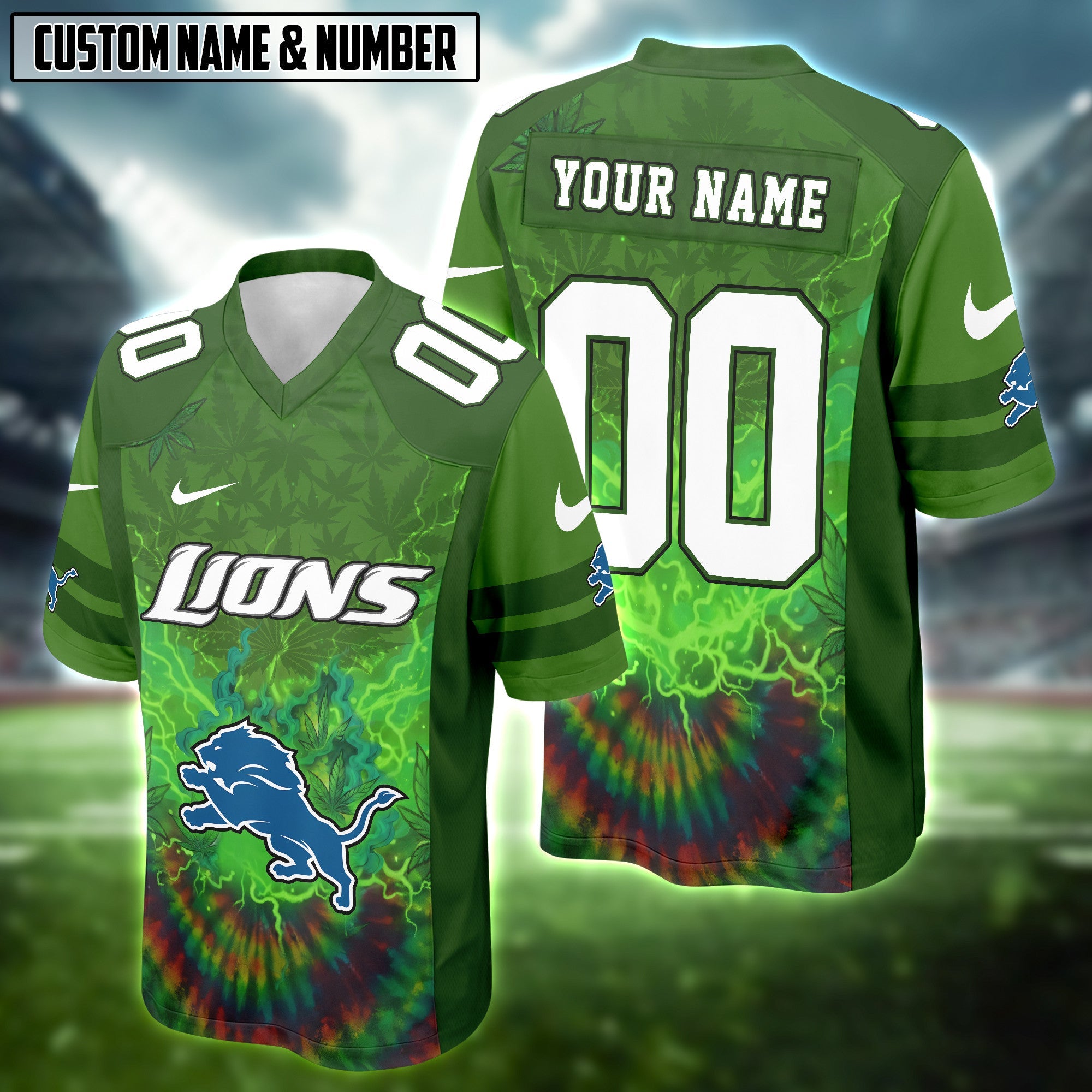 NFL X Canabis Weeb High Football Jersey Editions Limited