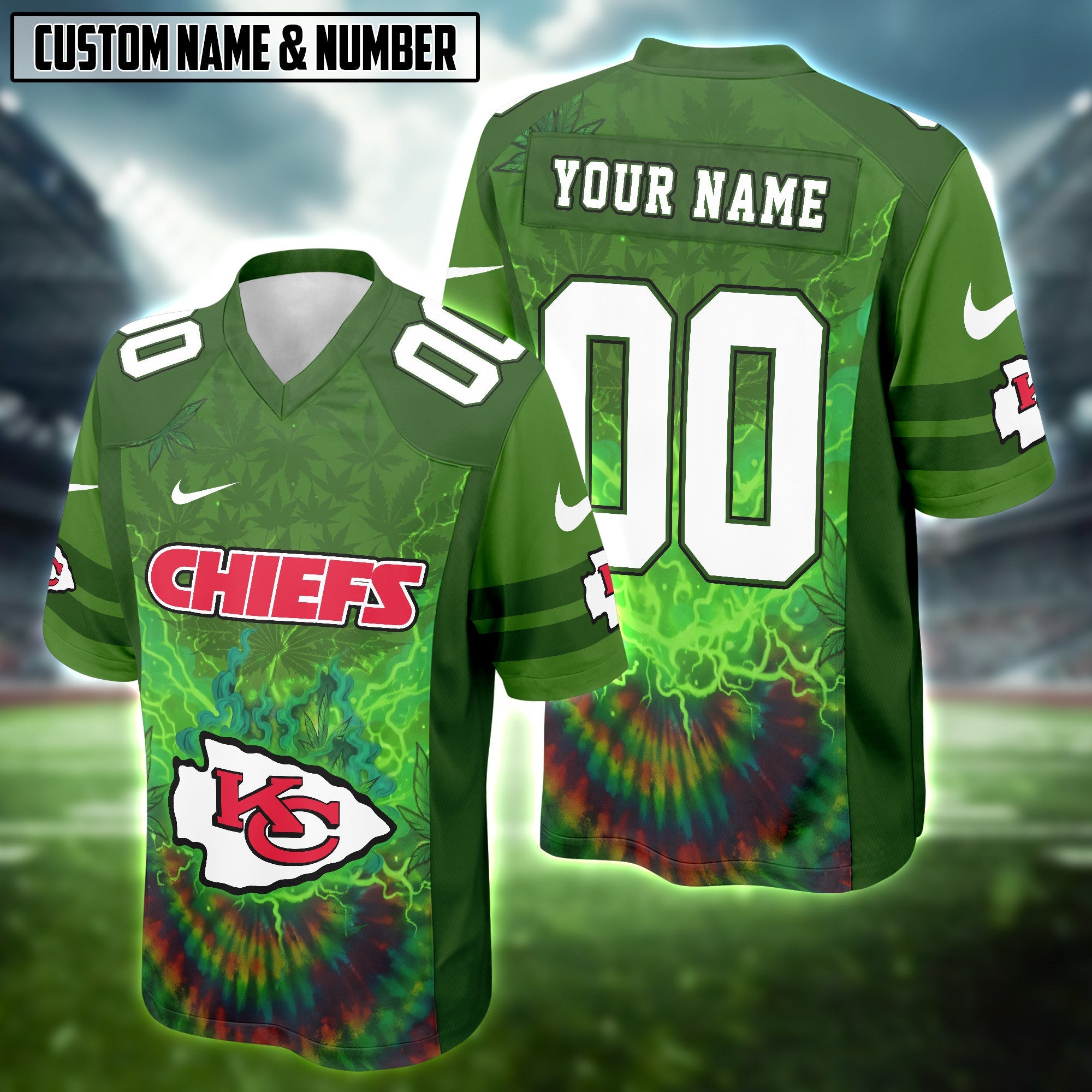 NFL X Canabis Weeb High Football Jersey Editions Limited