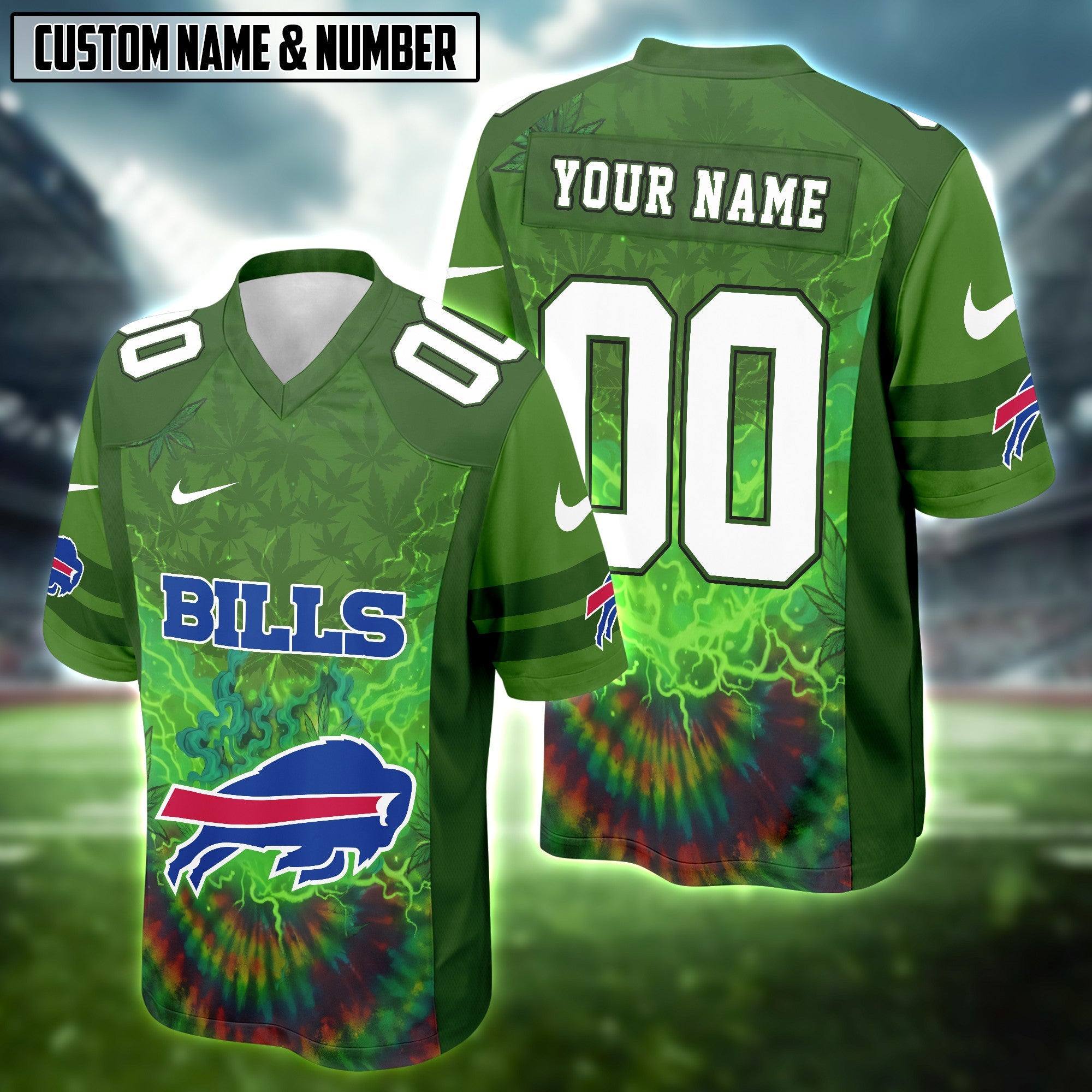 NFL X Canabis Weeb High Football Jersey Editions Limited